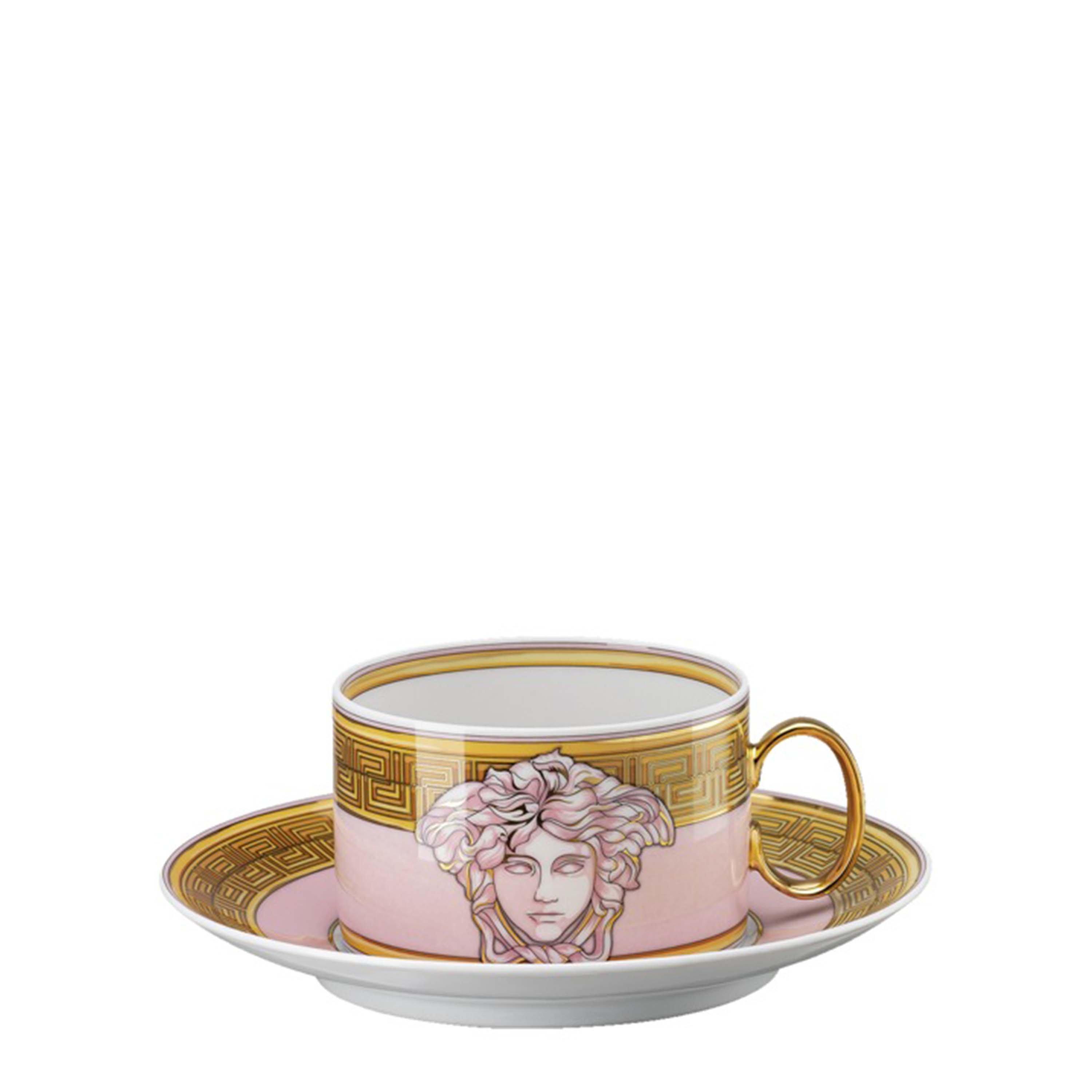 Pink - Versace Home - VersaceHome Medusa Amplified Cup & Saucer - 1