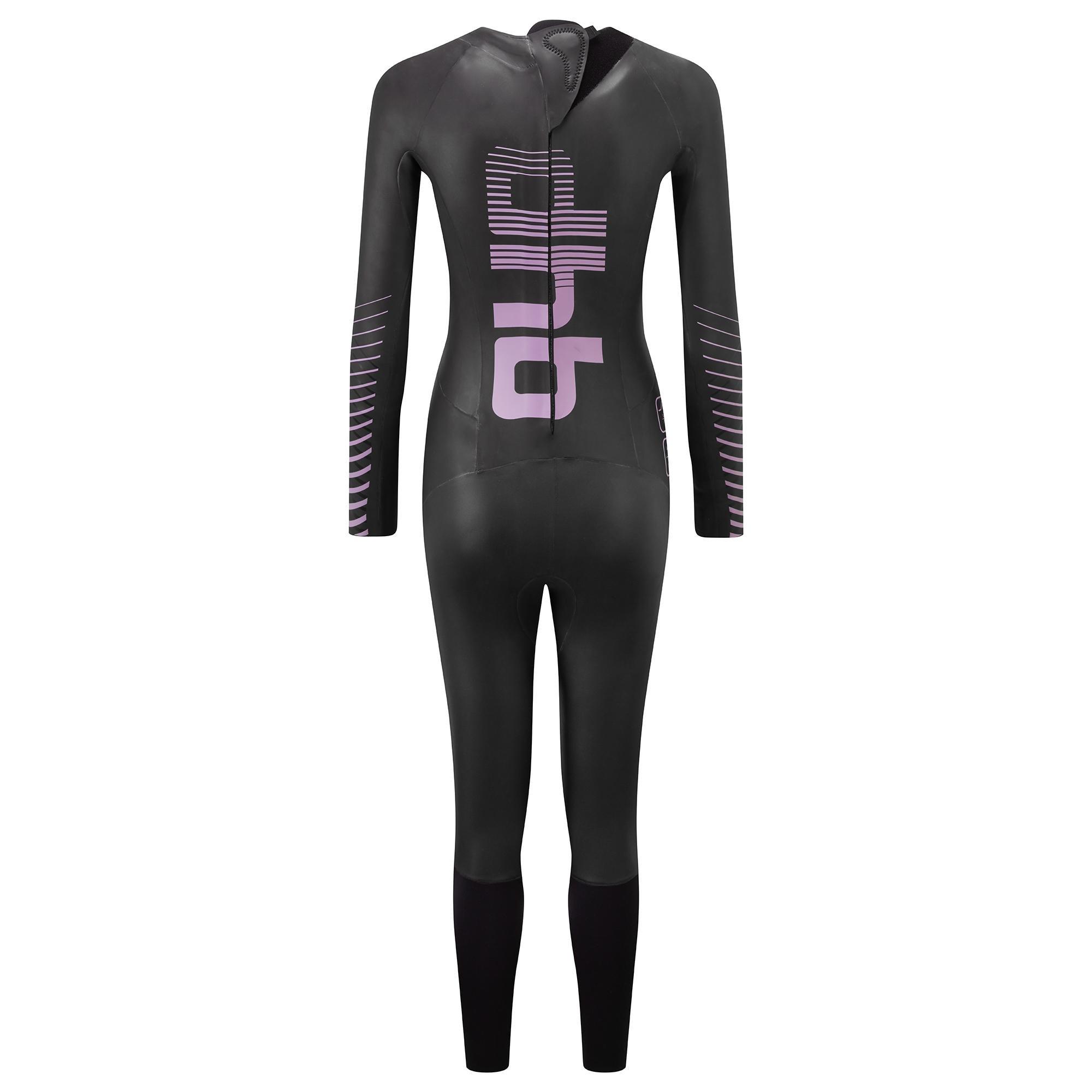 Black/Pink - Dhb - Hydron Women's Thermal Wetsuit - 2
