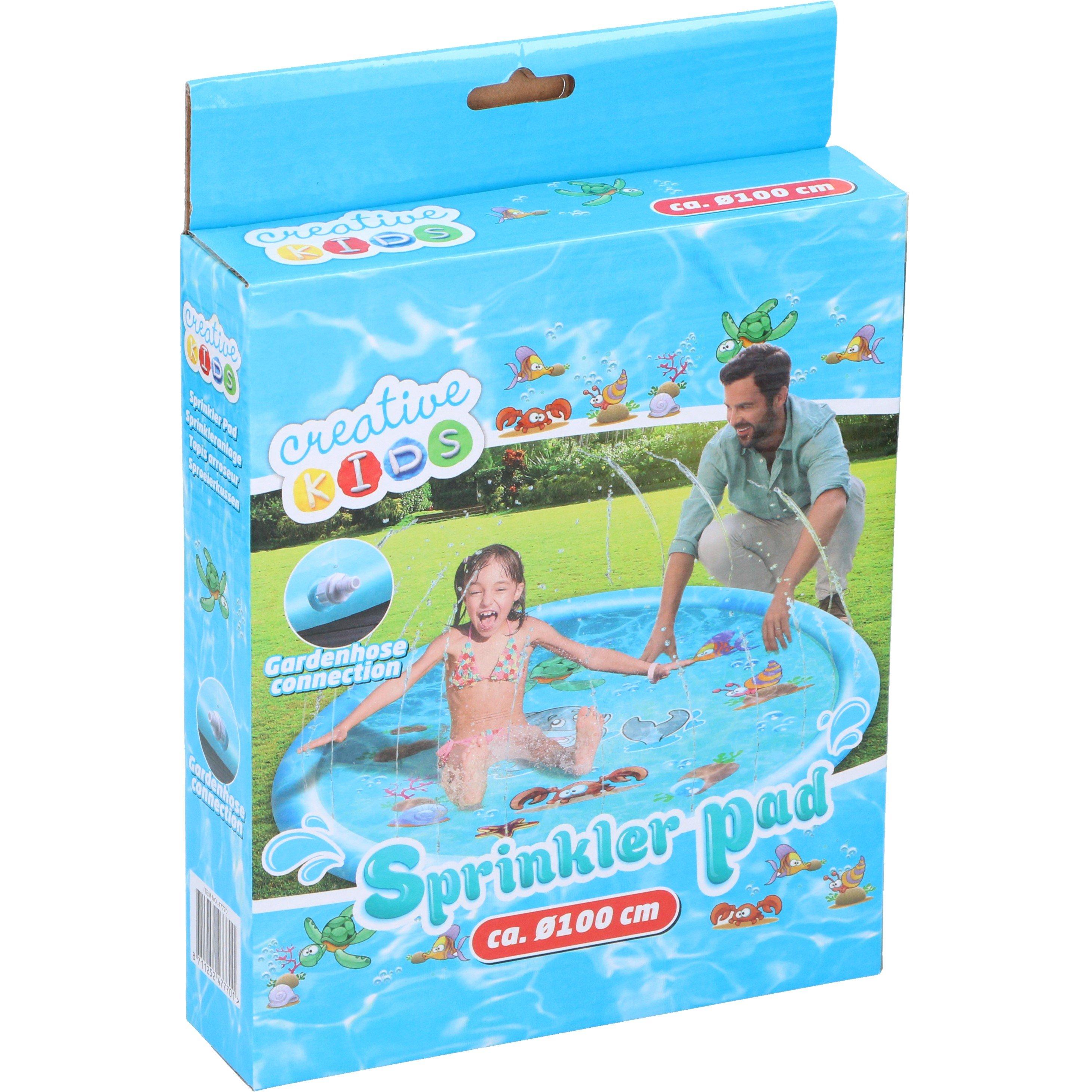 100cm - Creative Kids - Creative Sprinkle Pad Inflatable Pool - 2