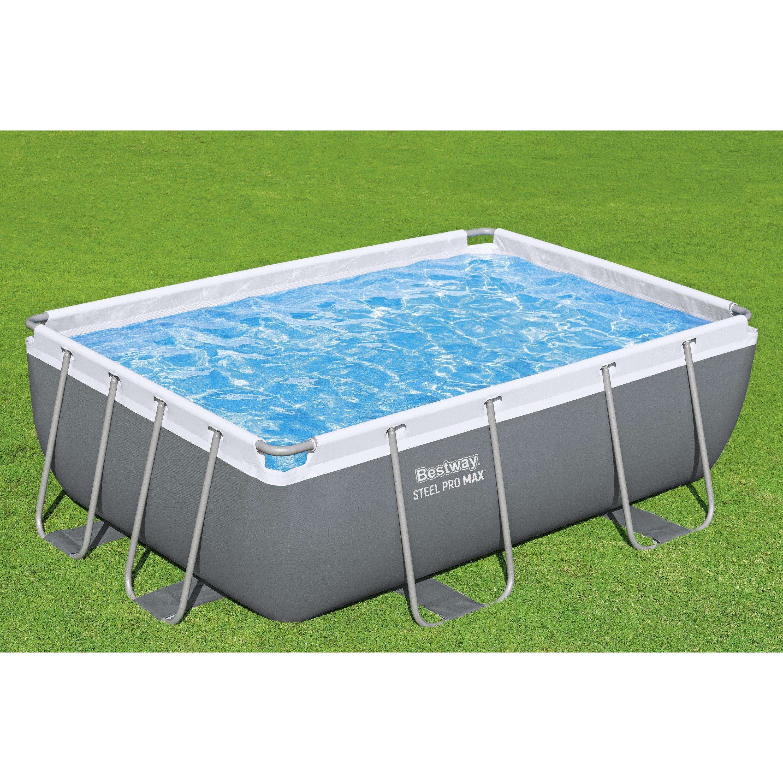 Grey - Bestway - 9ft Rct Pool Ch63 - 3