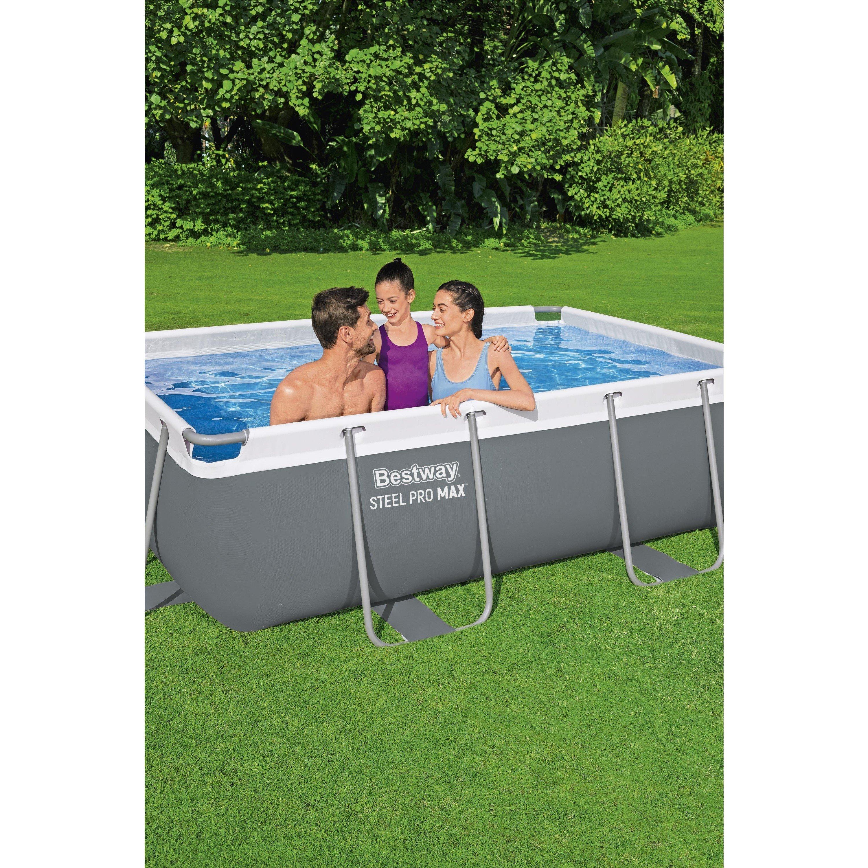 Grey - Bestway - 9ft Rct Pool Ch63 - 5