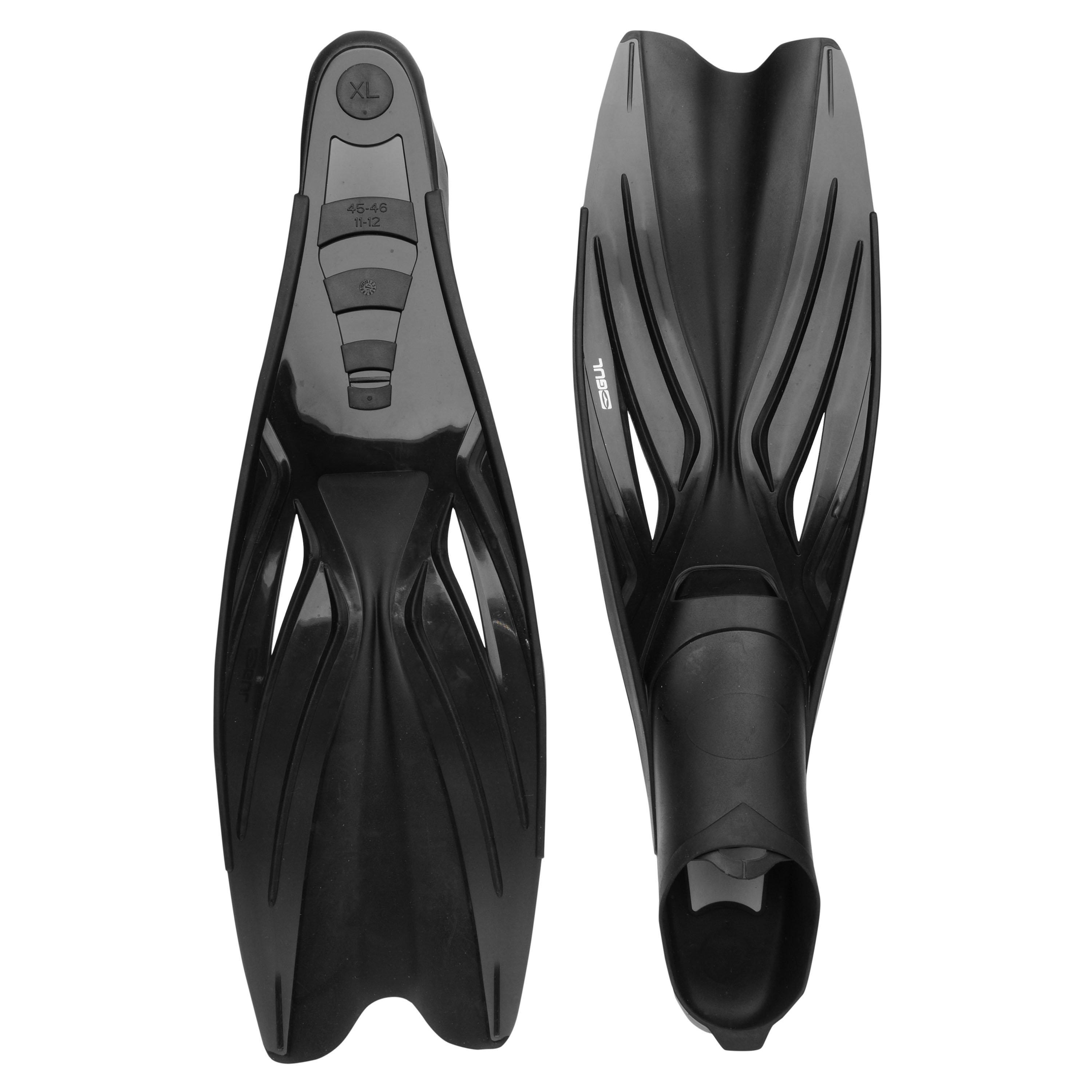 Black - Gul - Snorkel Mask and Fin Set for Adults - 2