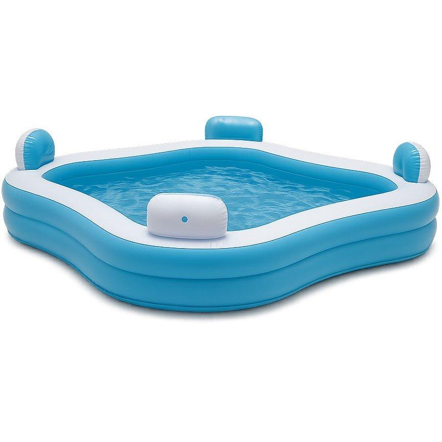 Blue - Creative Kids - 4 Seat Family Lounge Pool - 2