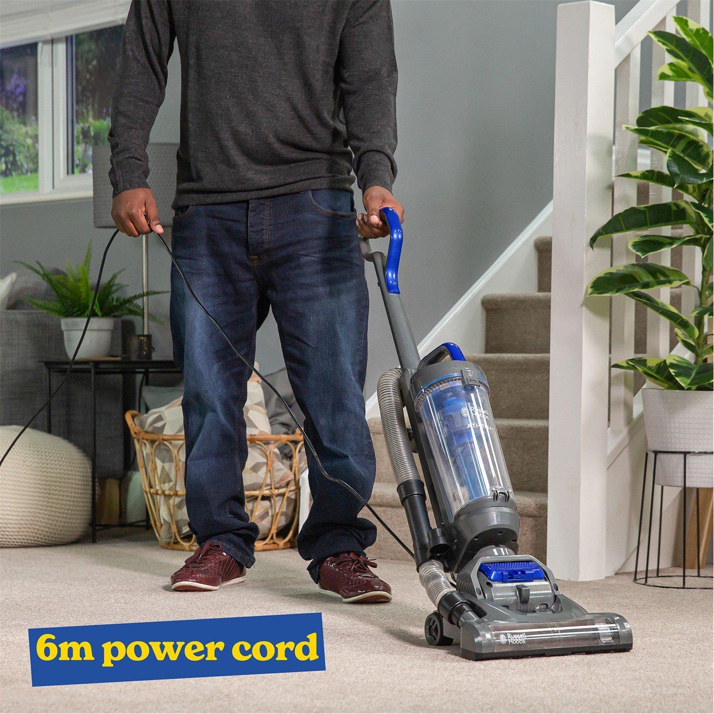 Grey/Blue - Russell Hobbs - RHUV5101 ATHENA2 Upright Vacuum - 4