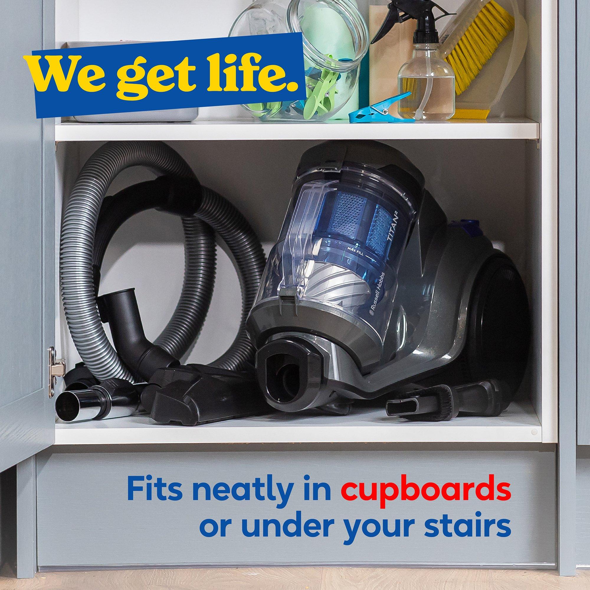 Grey/Blue - Russell Hobbs - RHCV4101 CVTITAN2 3L Cylinder Vacuum - 6