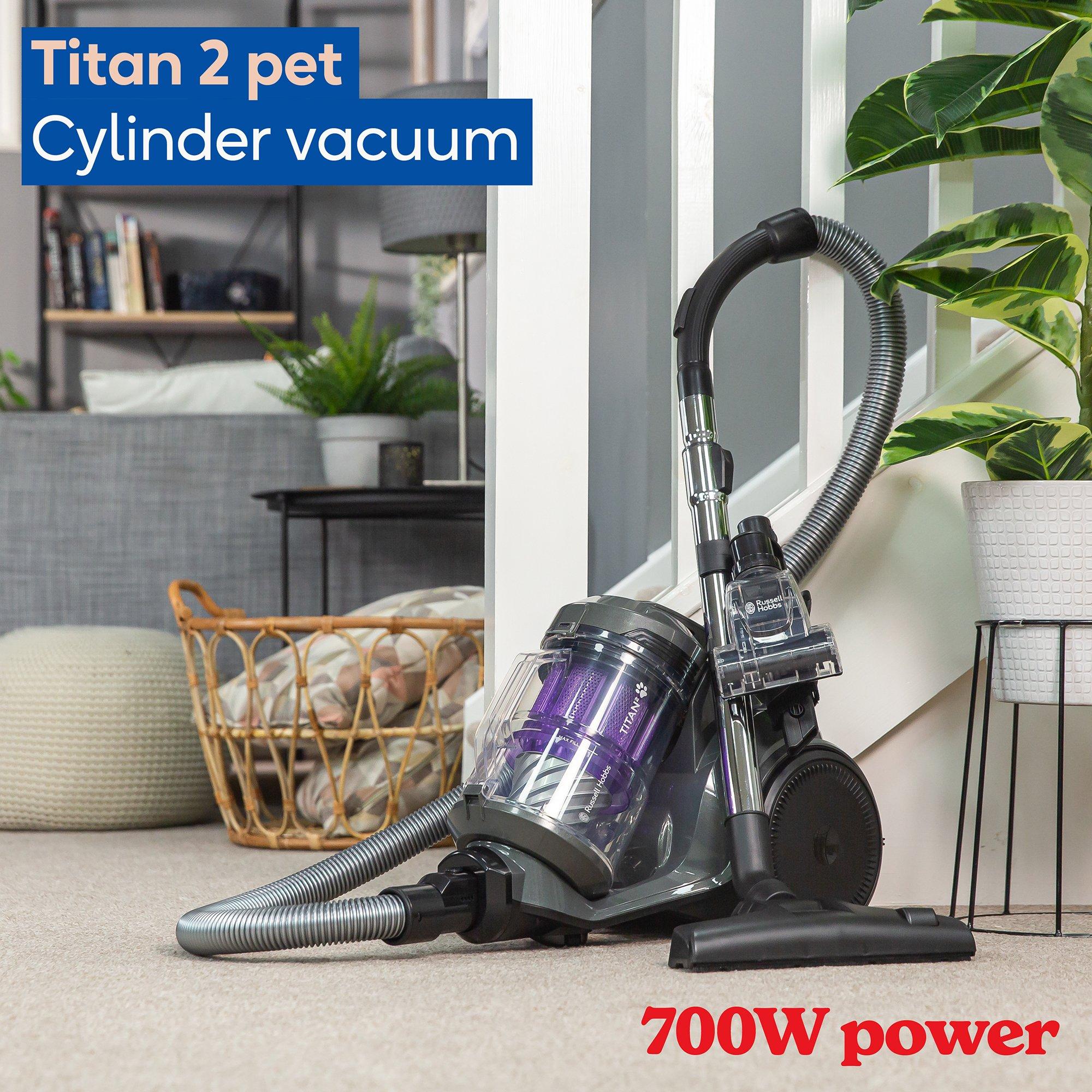 Grey - Russell Hobbs - Russell Hobbs RHCV4601 TITAN2 Pet Cylinder Vacuum - 2