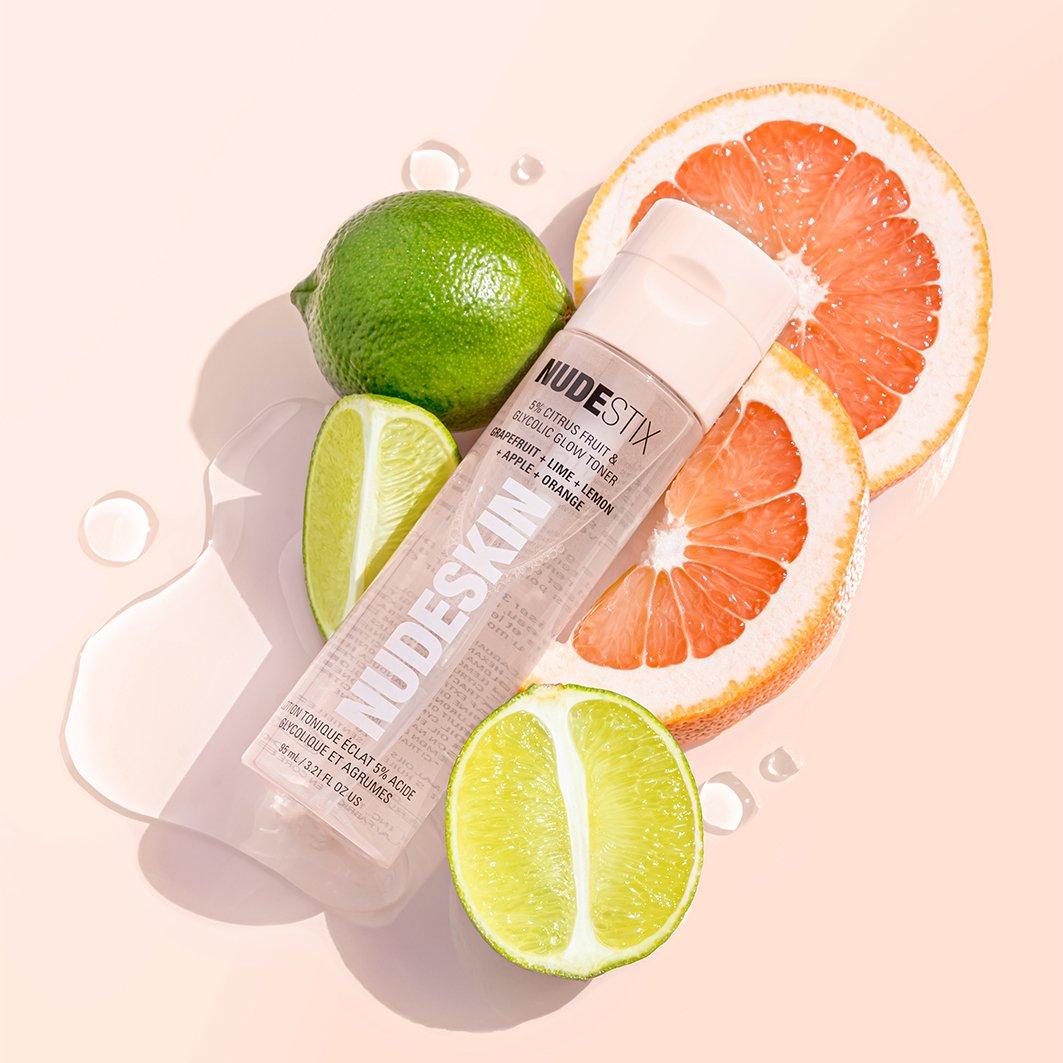 Cfruit&GlyGlw - Nudestix - Nudeskin Citrus Fruit & Glycolic Glow Toner - 2