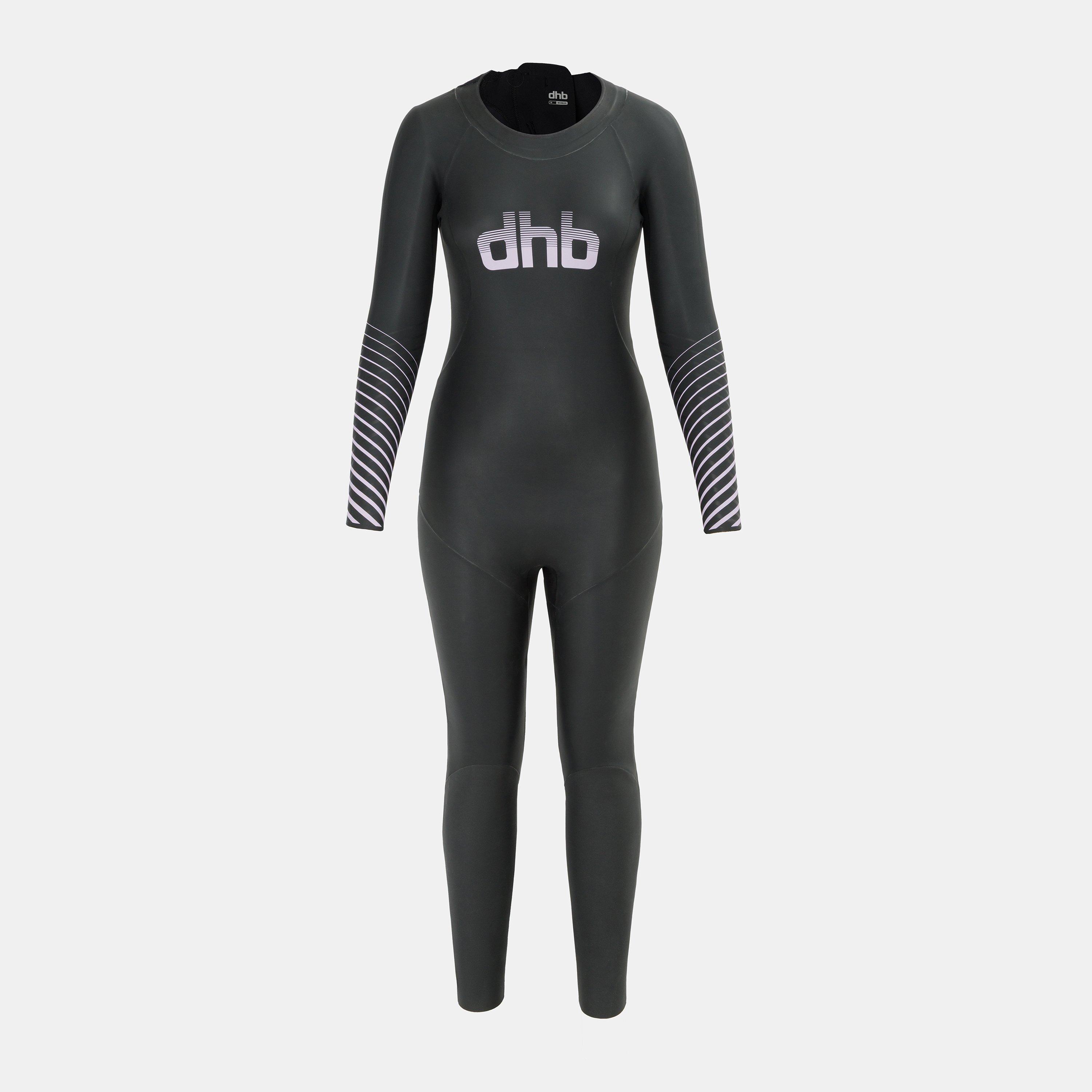 Black - Dhb - Women's Thermal Full Wetsuit - 1