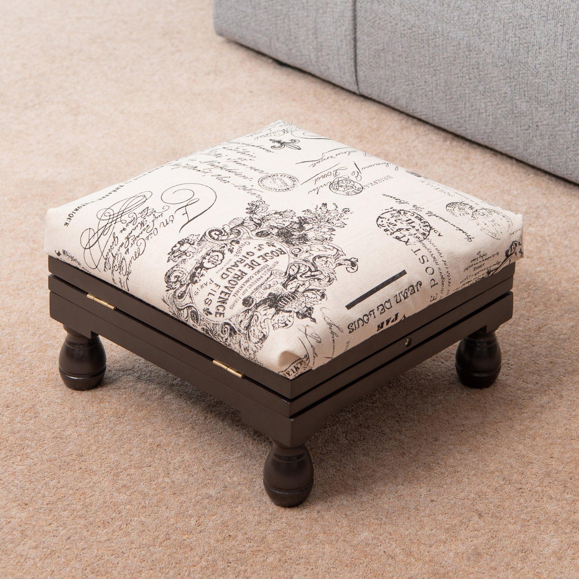 Mahogany - Greenhurst - 3 Position Footstool - 3