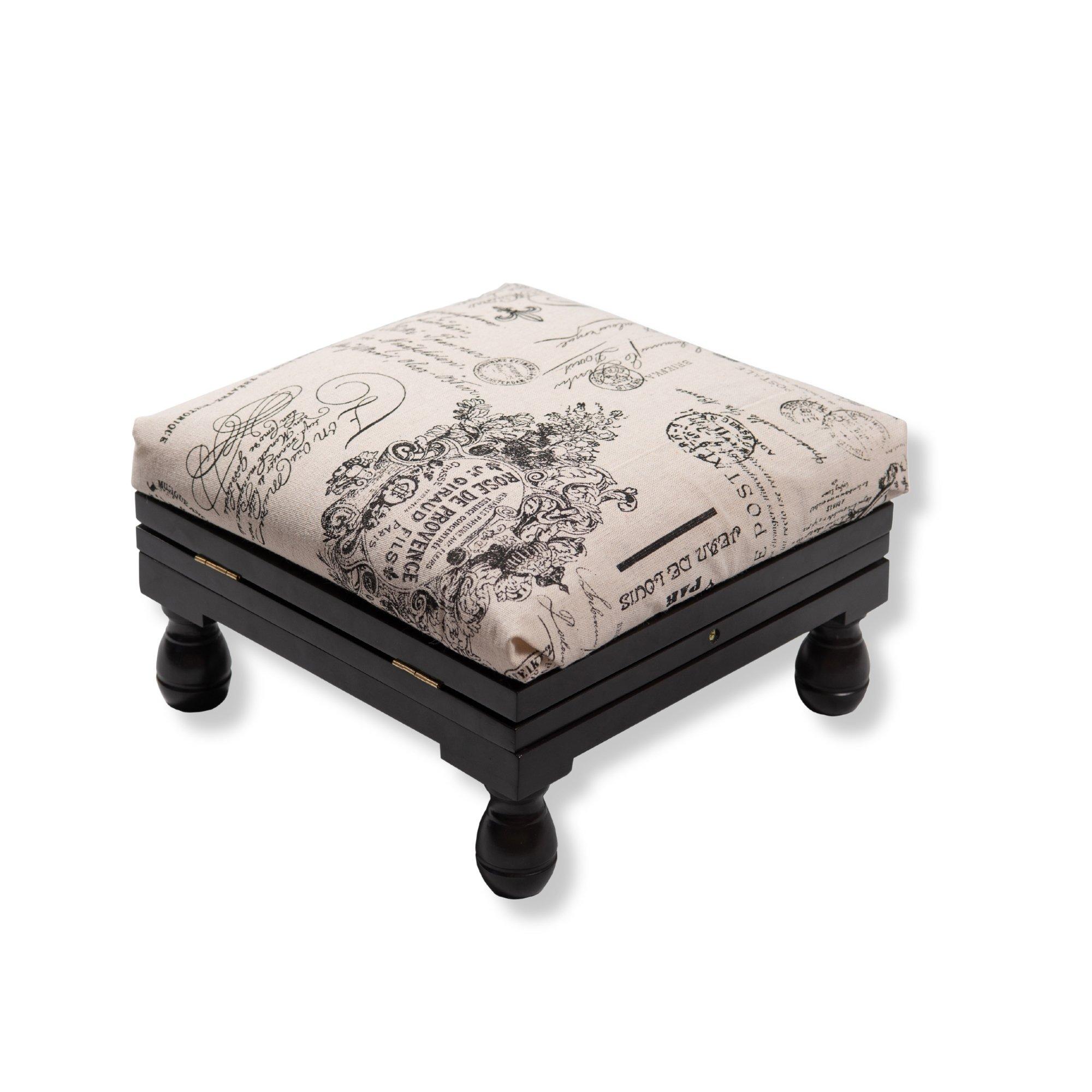 Mahogany - Greenhurst - 3 Position Footstool - 5