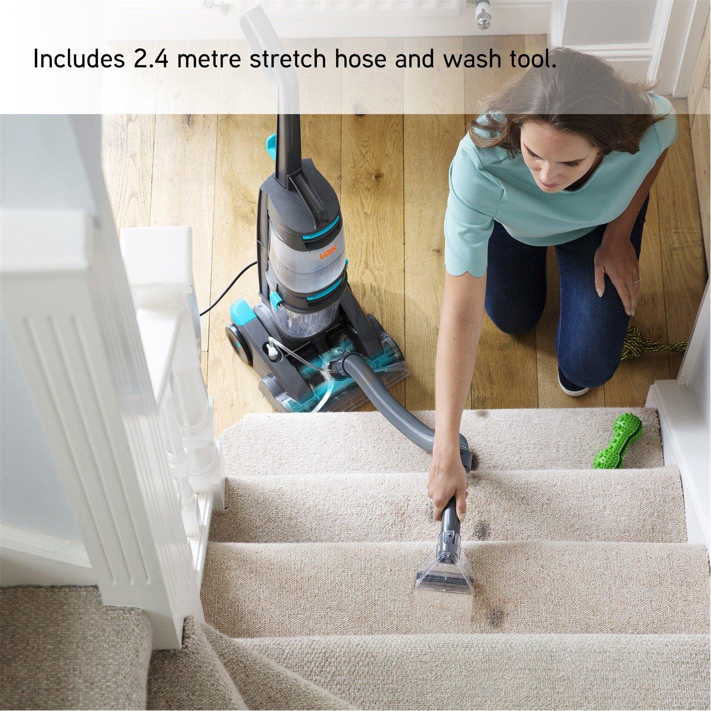 Grey/Blue - Vax - Dual Power Pet Advance Carpet Cleaner - 4