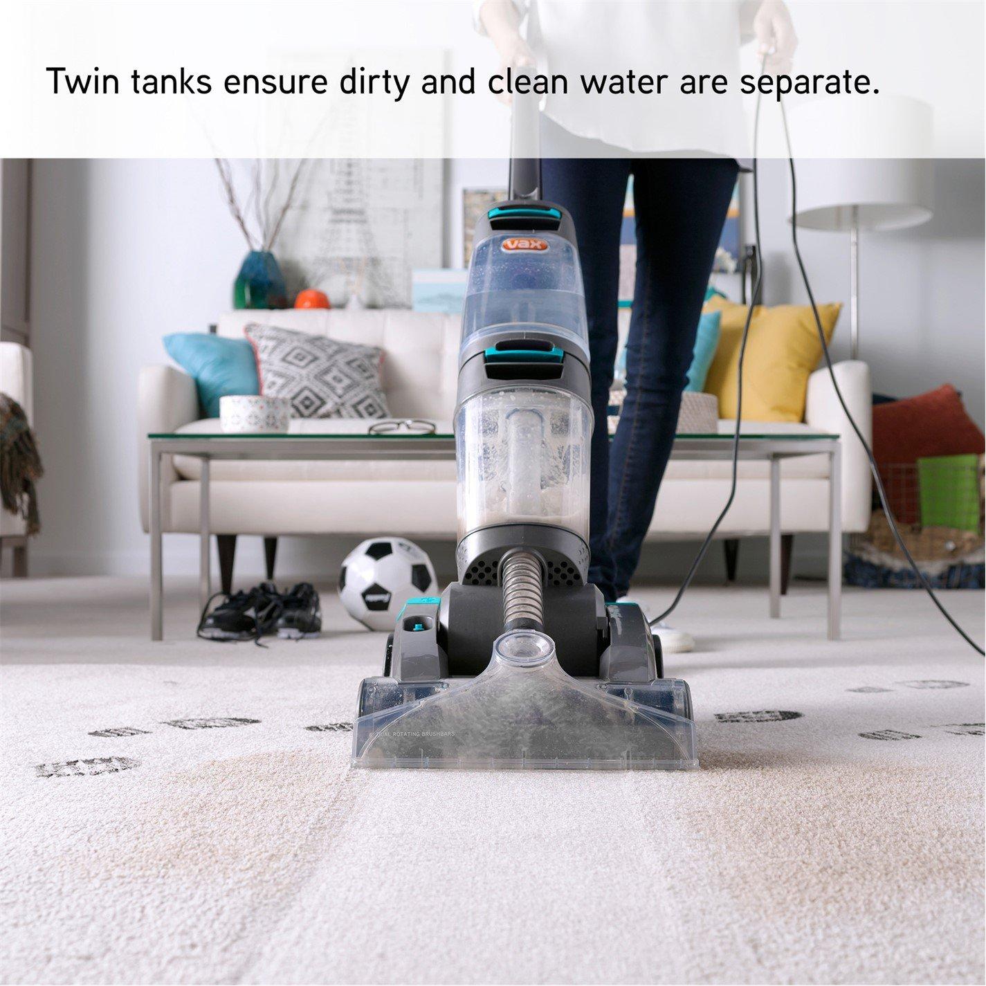 Grey/Blue - Vax - Dual Power Pet Advance Carpet Cleaner - 8