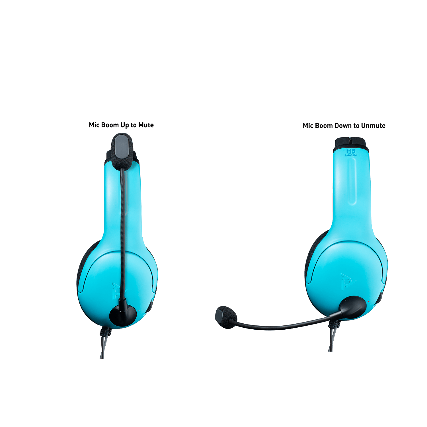 Rot/Blau - PDP - LVL40 Wired Stereo Headset for Switch - 4