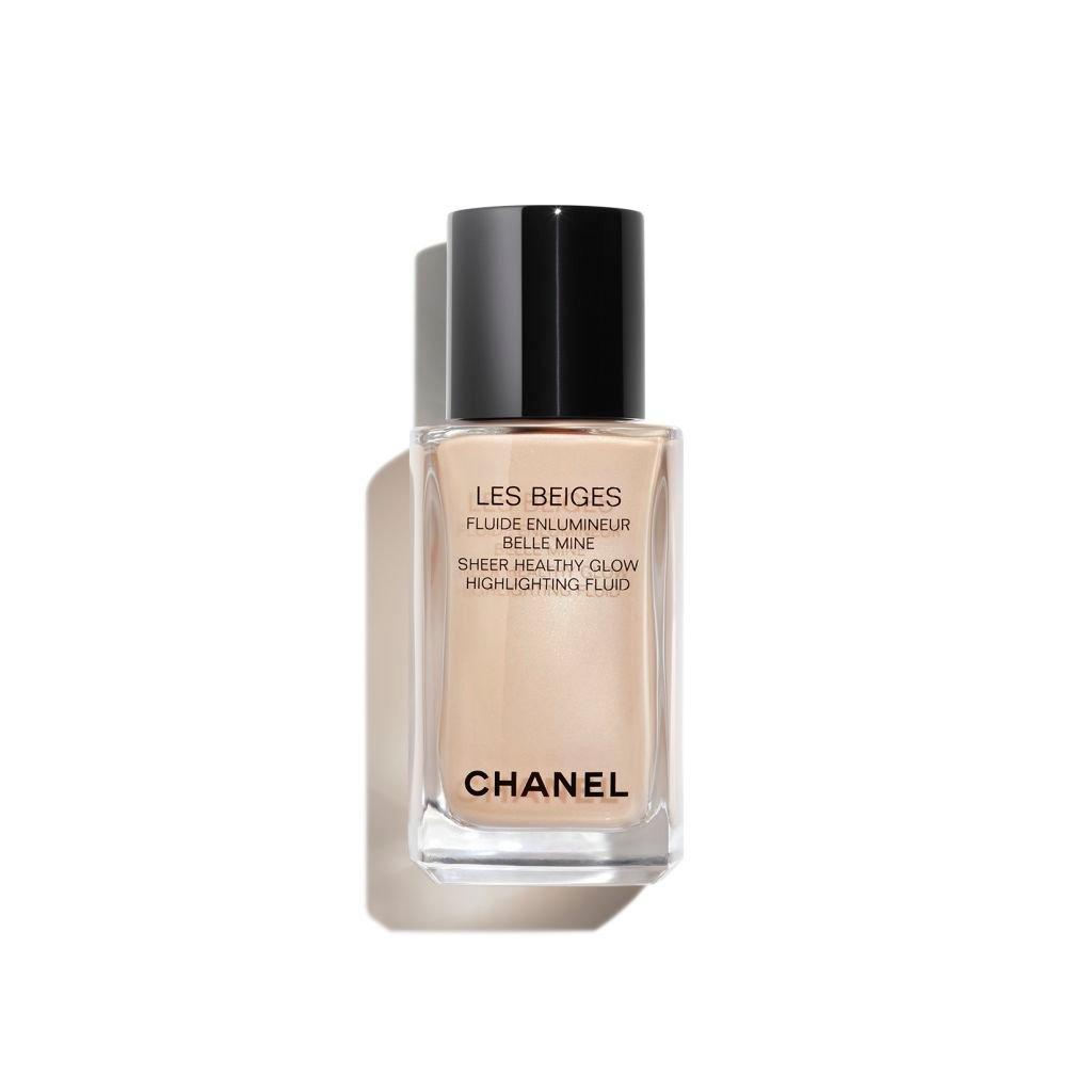 CHANEL LES BEIGES HIGHLIGHTING FLUID Sheer Fluid Highlighter For A Luminous Healthy Glow For Face And Body. - Pearl