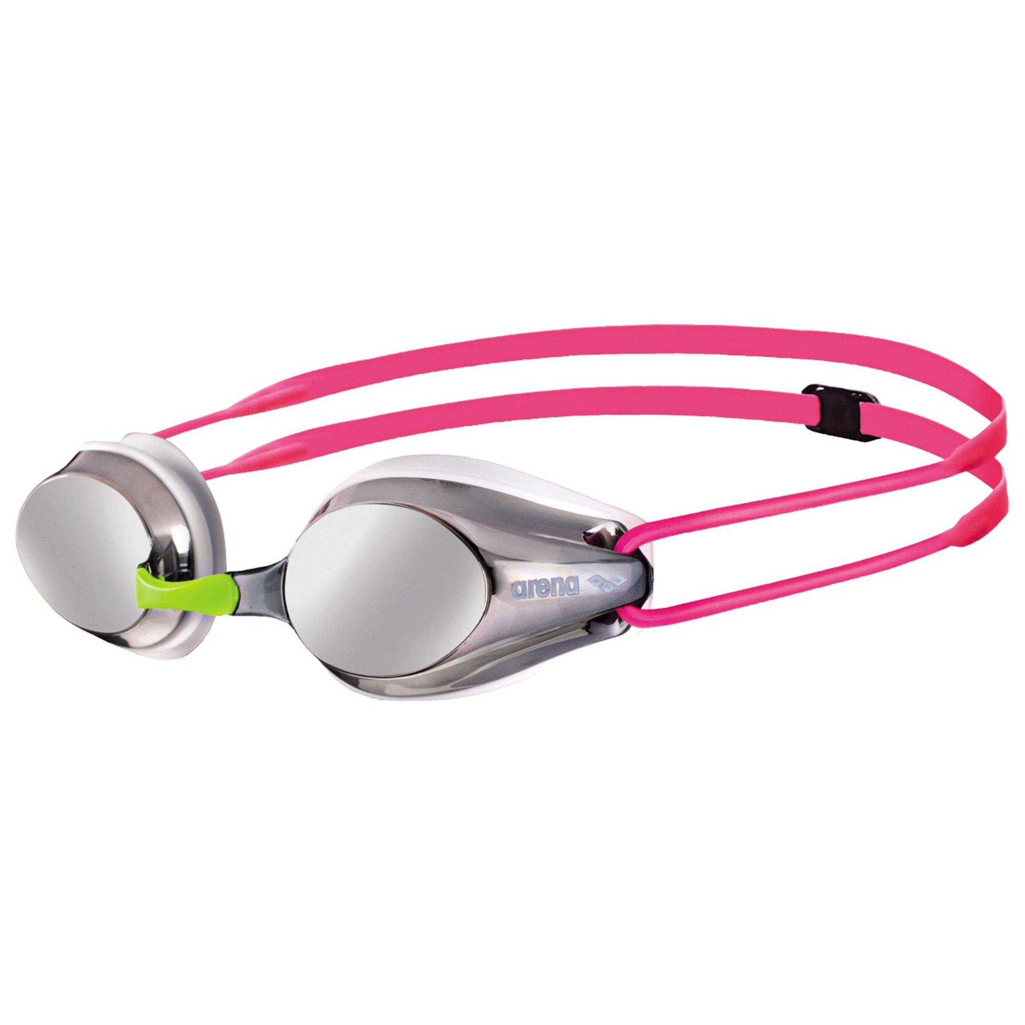 Arena  Kids Kids Junior Tracks Mirror Racing Goggles - Silver/White