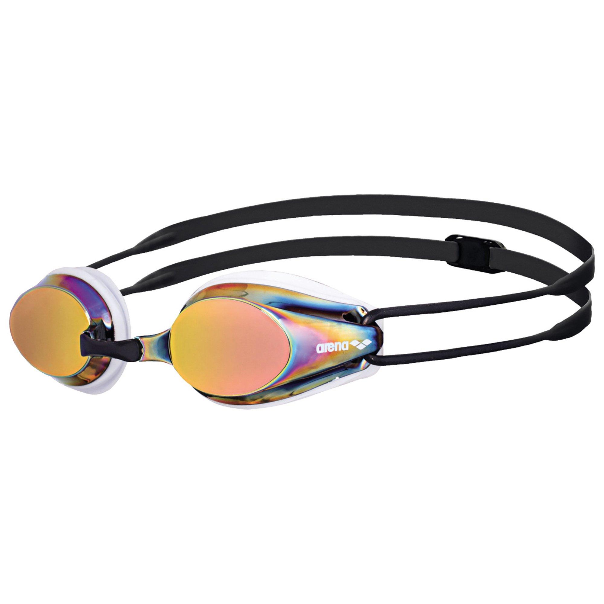 Arena  Tracks Mirror Racing Goggles - White/Copper