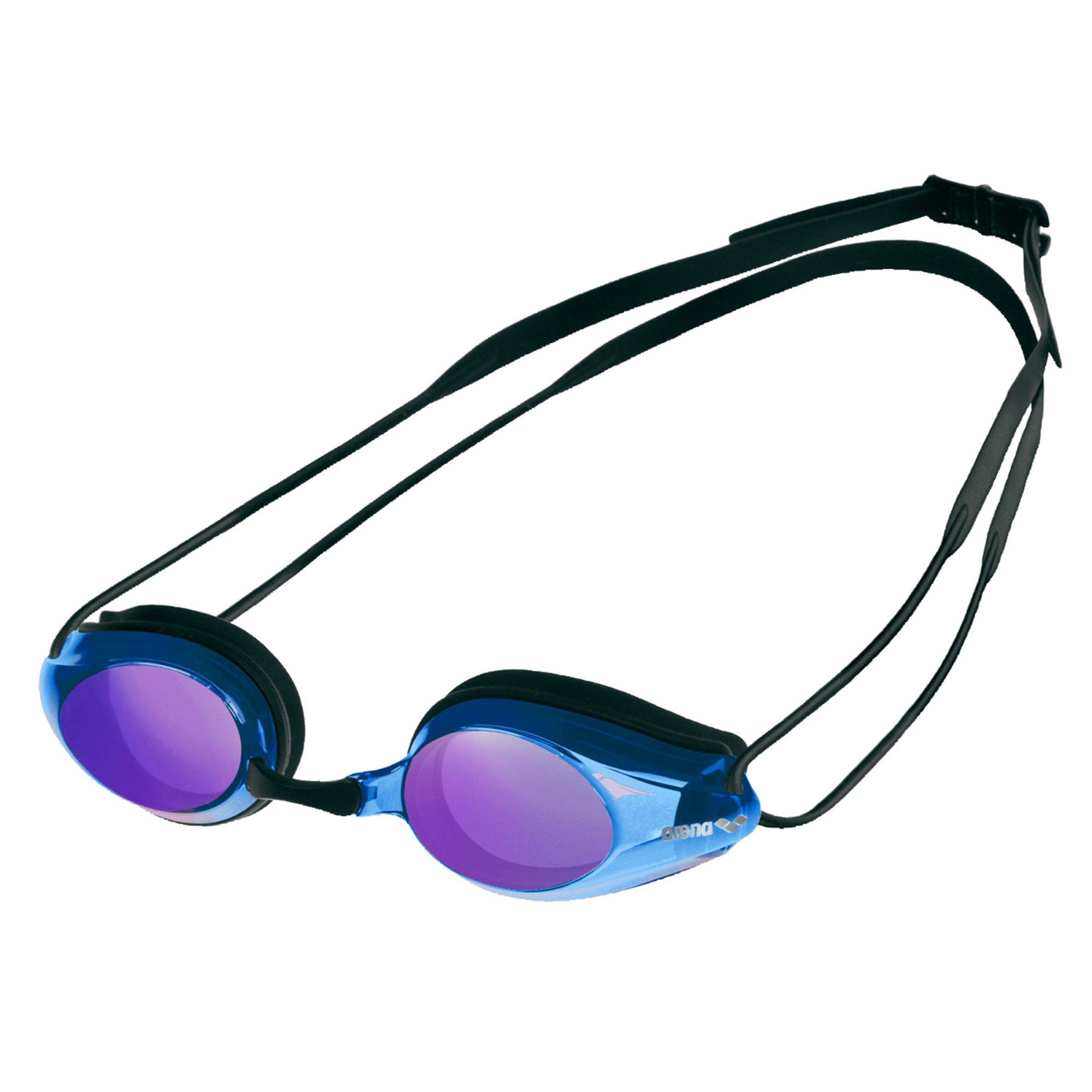 Arena  Tracks Mirror Racing Goggles - Black/Blue