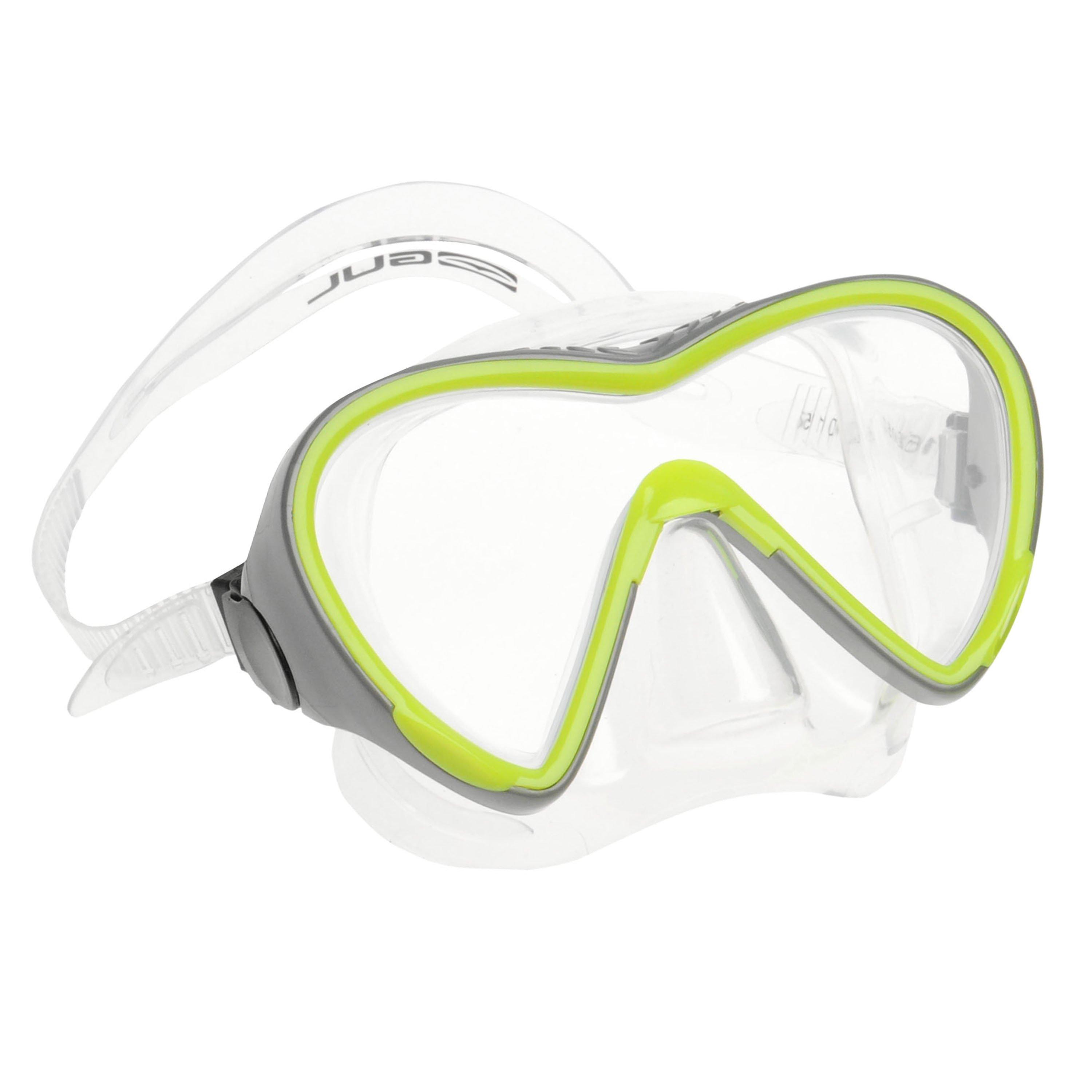 Geel - Gul - Diving Set - Gul Mask & Snorkel - 2