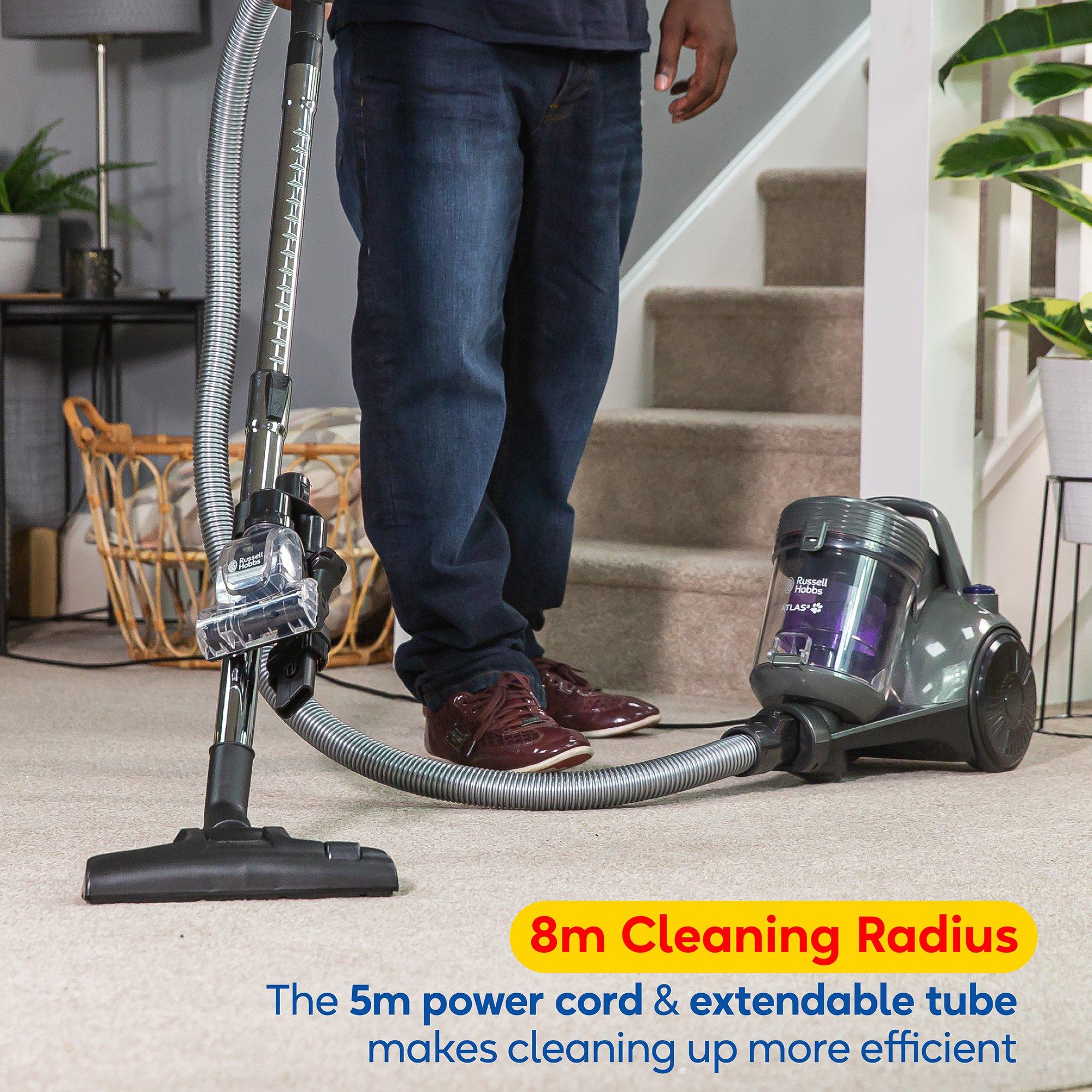 Grey - Russell Hobbs - RHCV3601 Atlas 2 Pet Vacuum - 6