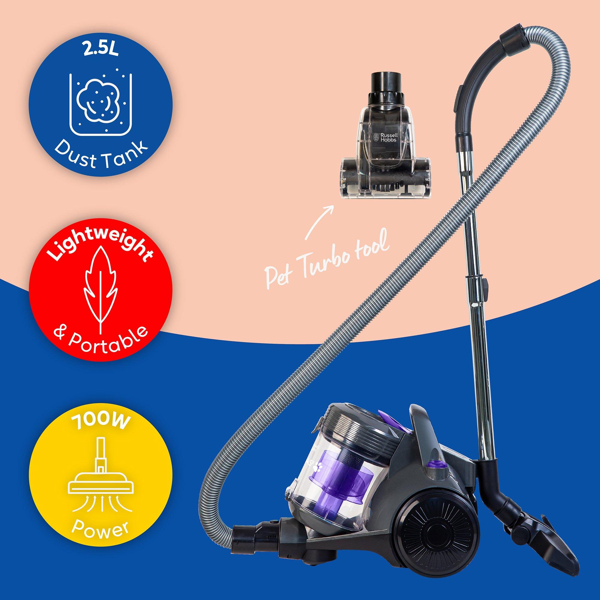 Grey - Russell Hobbs - RHCV3601 Atlas 2 Pet Vacuum - 9