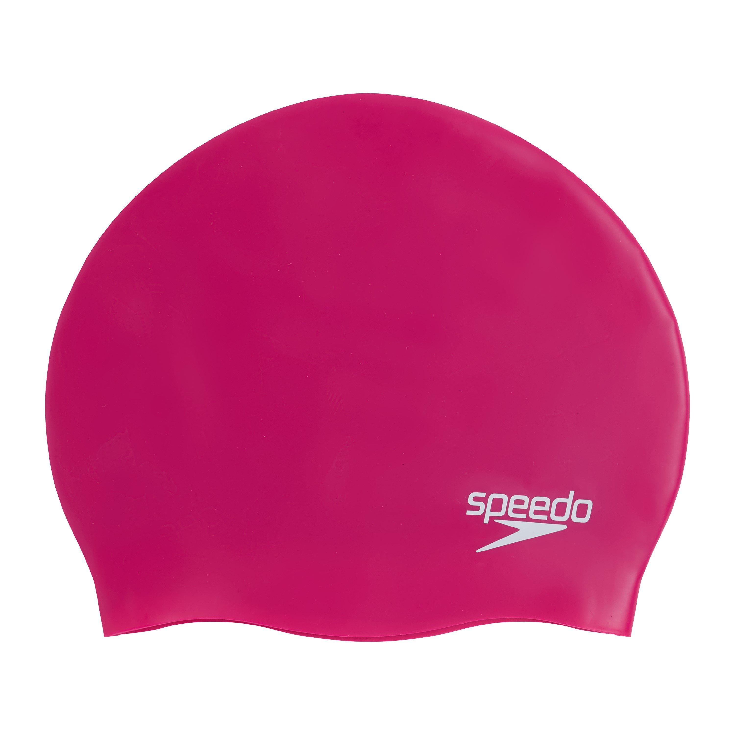 Elec Pink - Speedo - Silicone Swimming Cap Adults - 1