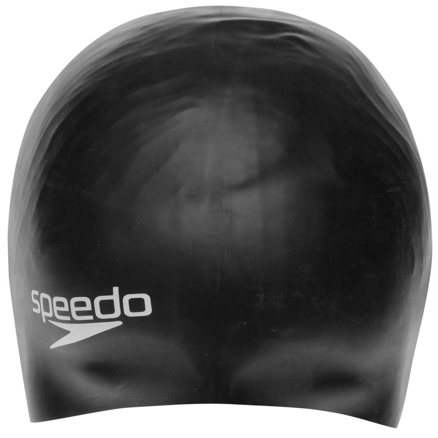 Speedo  Kids Silicone Swimming Cap Juniors - Black