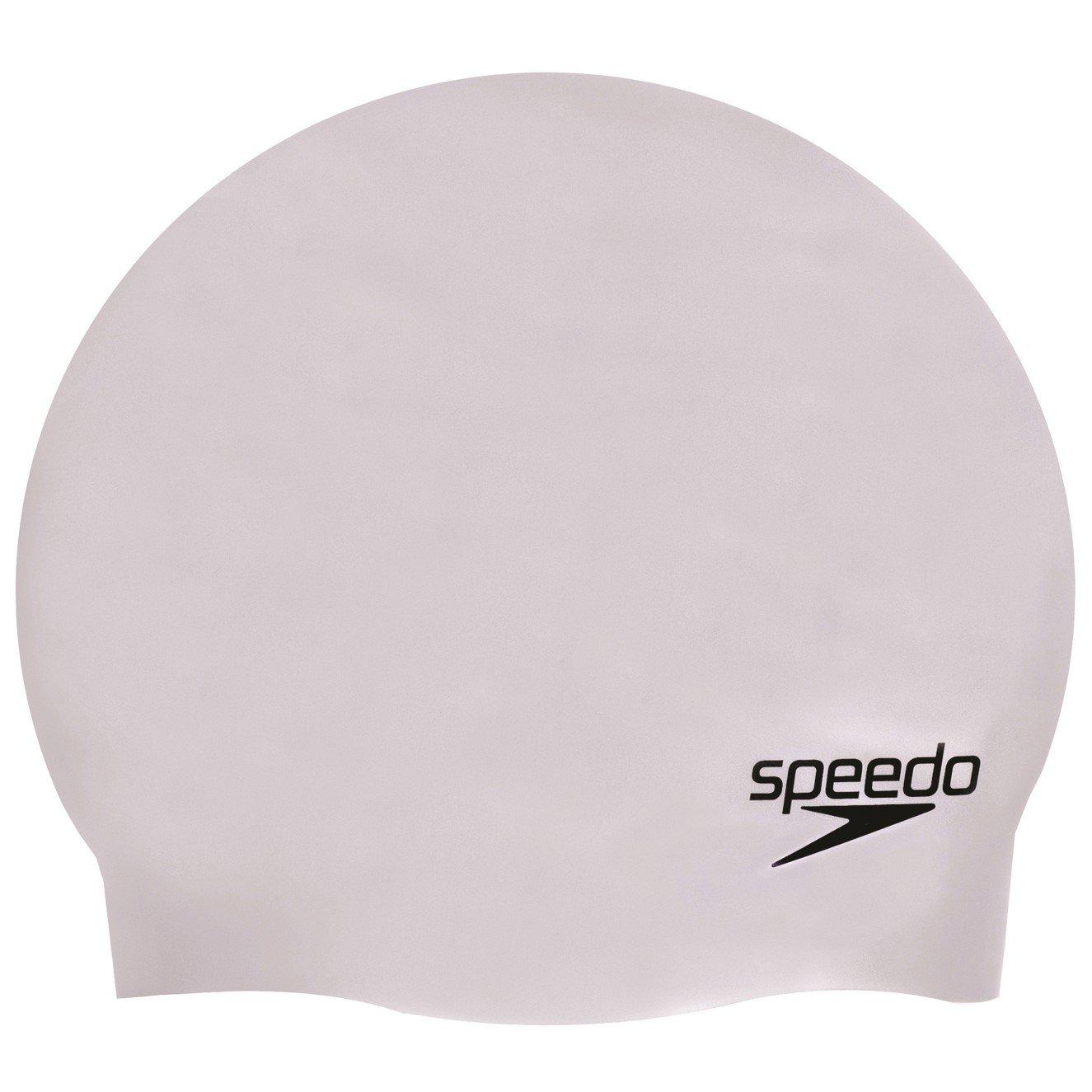 Grau - Speedo - Plain Moulded Silicone Cap - 1