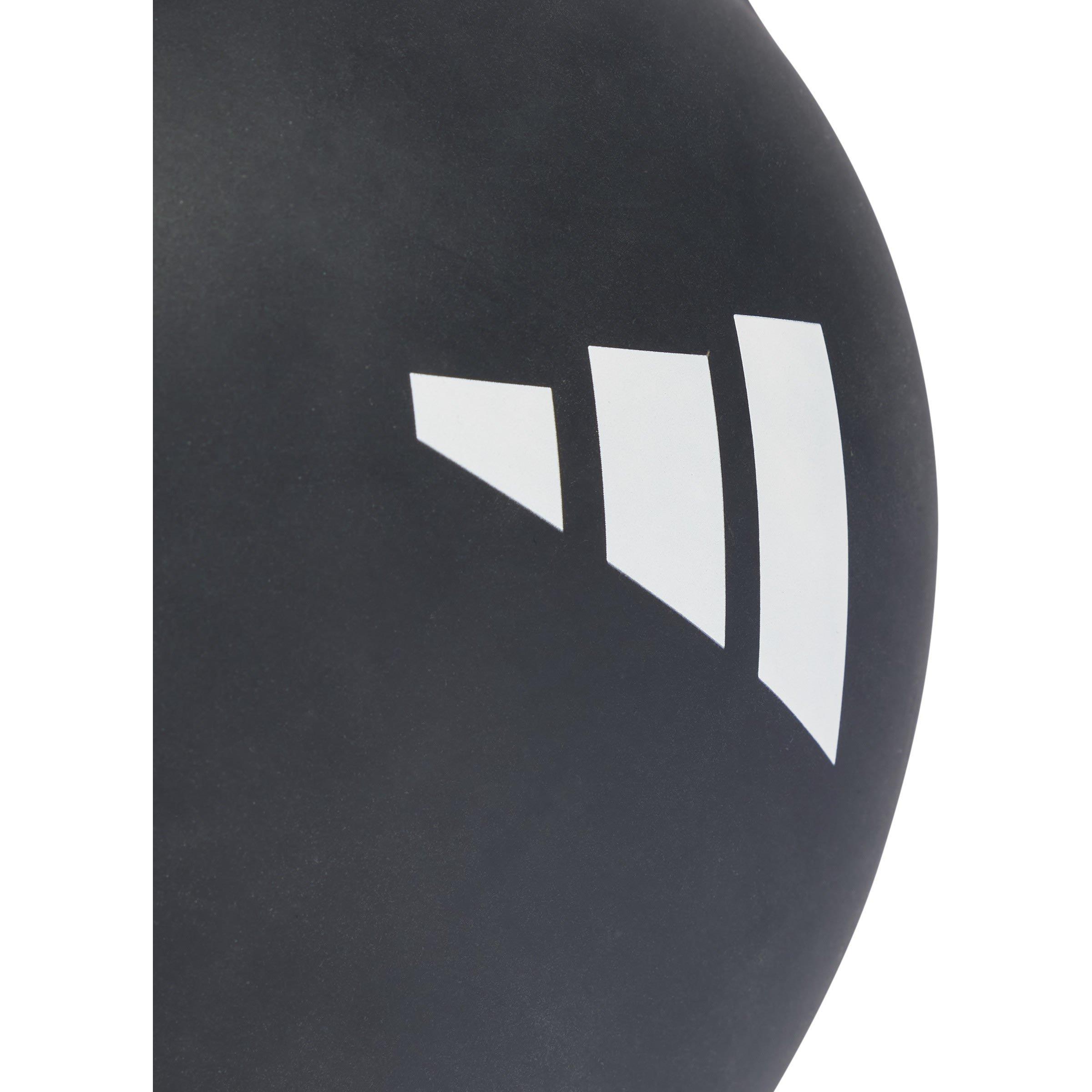 Schwarz/Weiß - adidas - 3-Stripes Swim Cap Adults - 4