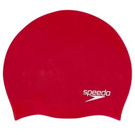 Speedo Plain Moulded Silicone Unisex Juniors Swimming Cap