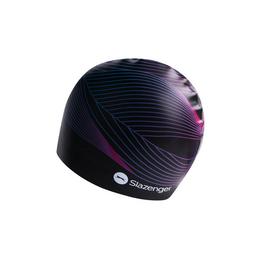 Slazenger Print Silicone Swimming Cap Adults