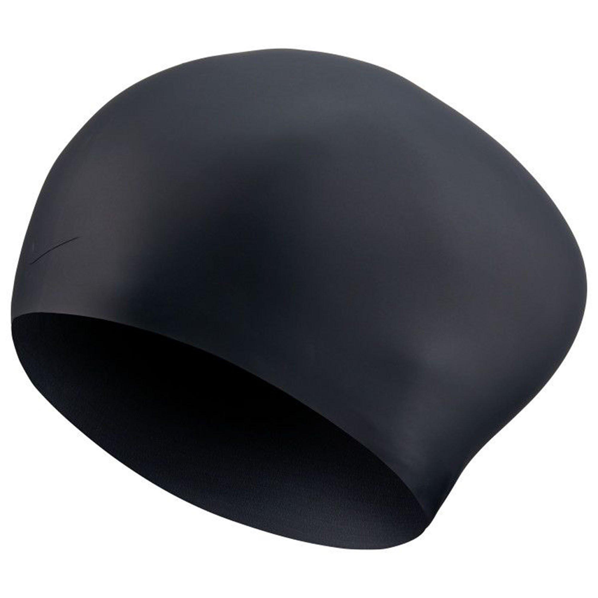 Black - Nike - Long Hair Silicone Cap