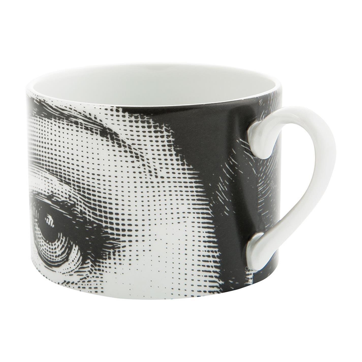 Black and White - Fornasetti - Tema e Variazioni Teacup - 5