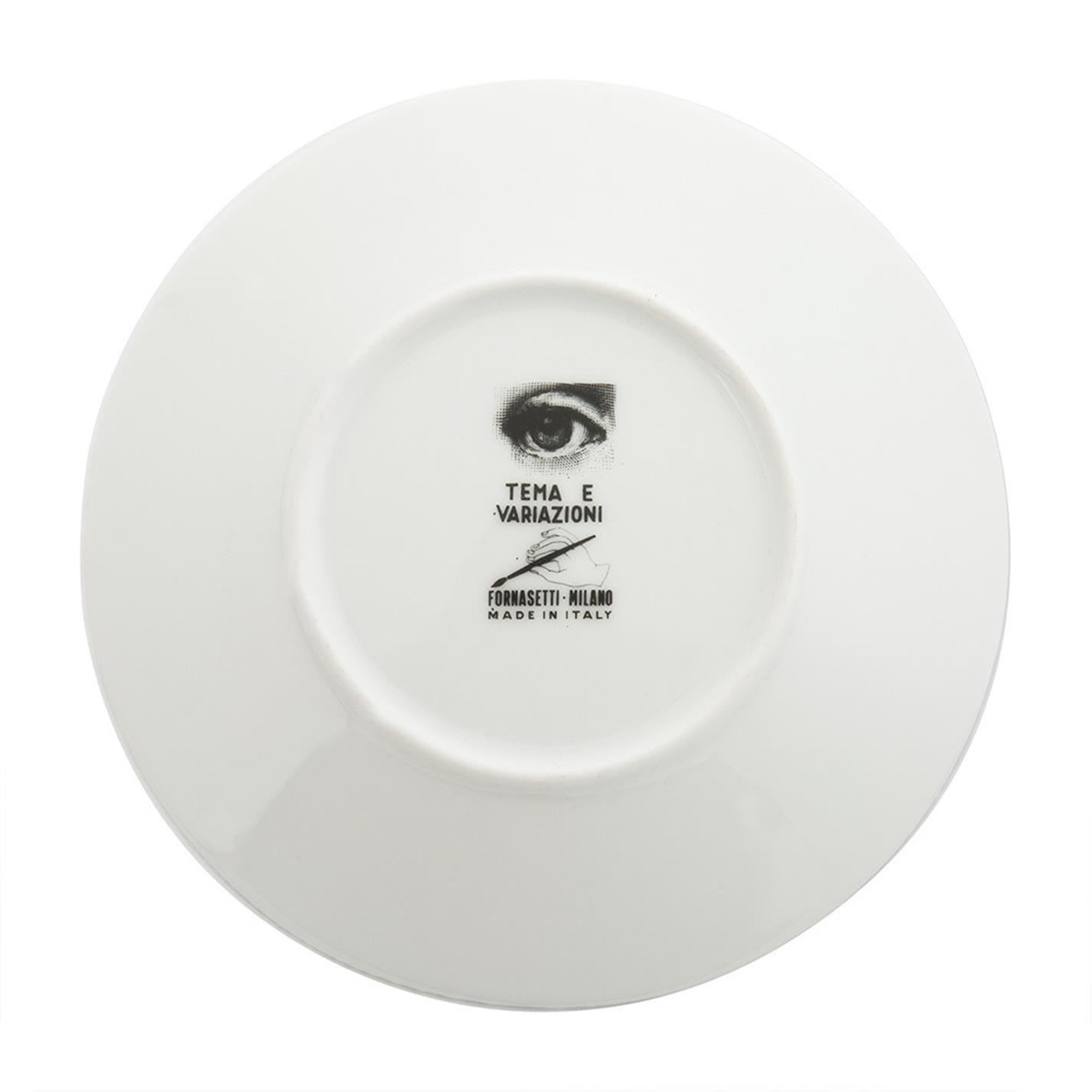 Black and White - Fornasetti - Tema e Variazioni Teacup - 7
