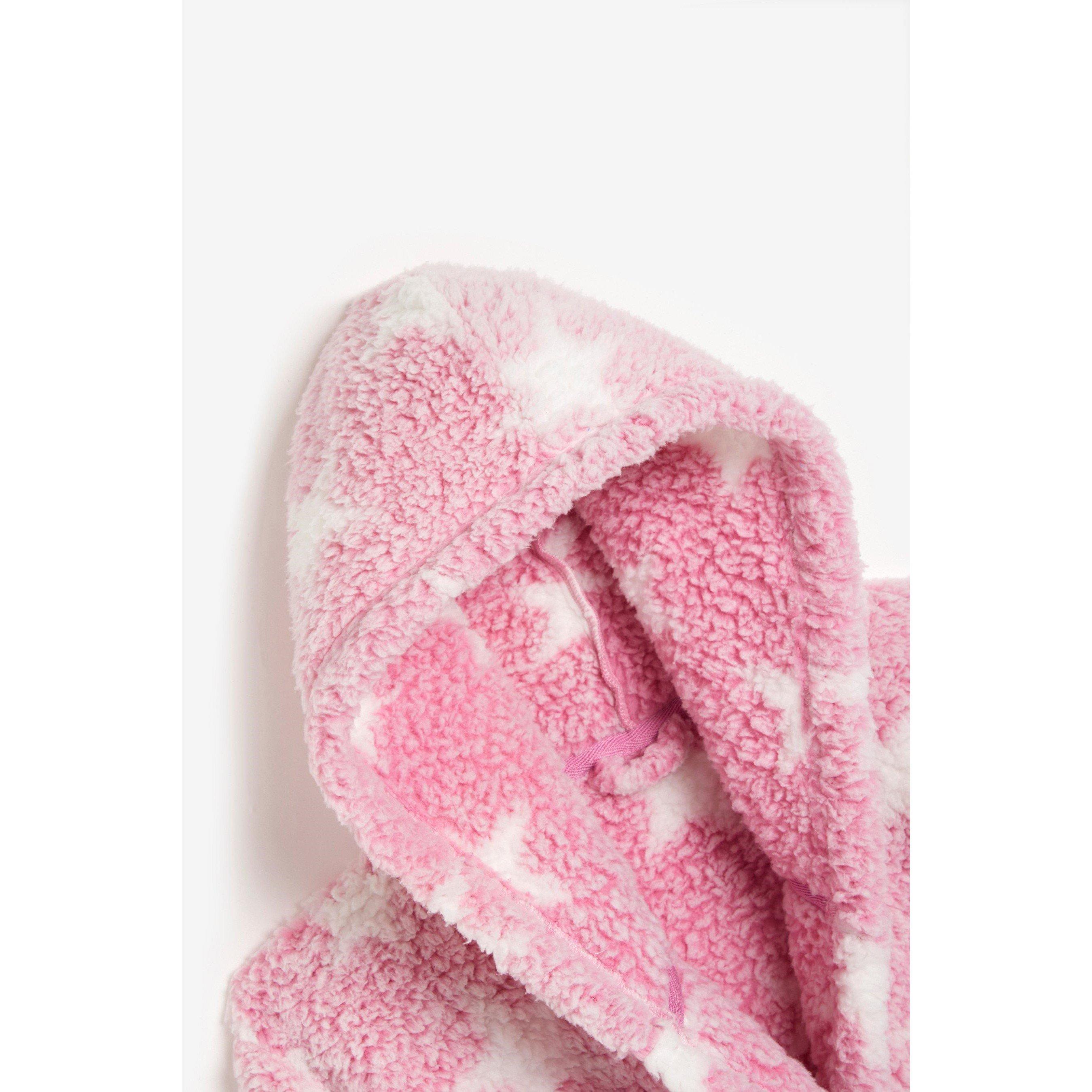 Lyserød - Be You - Older Older Girls Frosted Star Borg Robe - 3