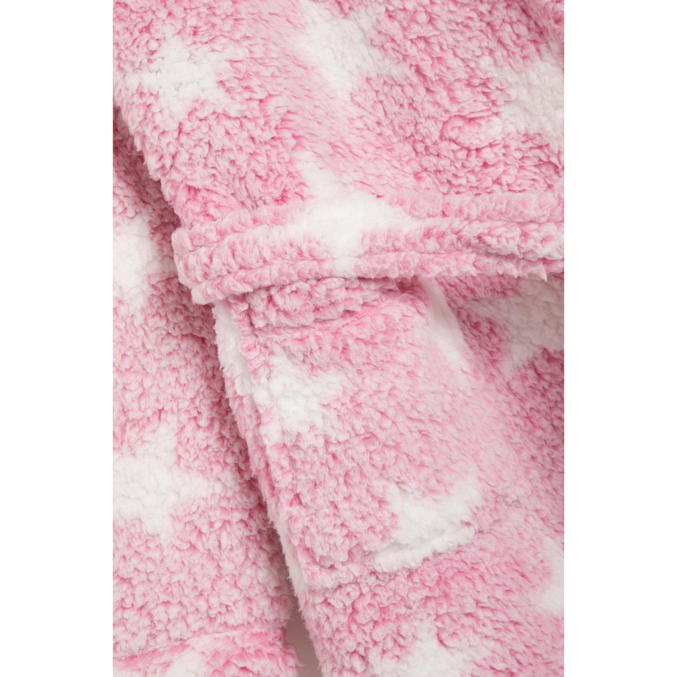 Lyserød - Be You - Older Older Girls Frosted Star Borg Robe - 4