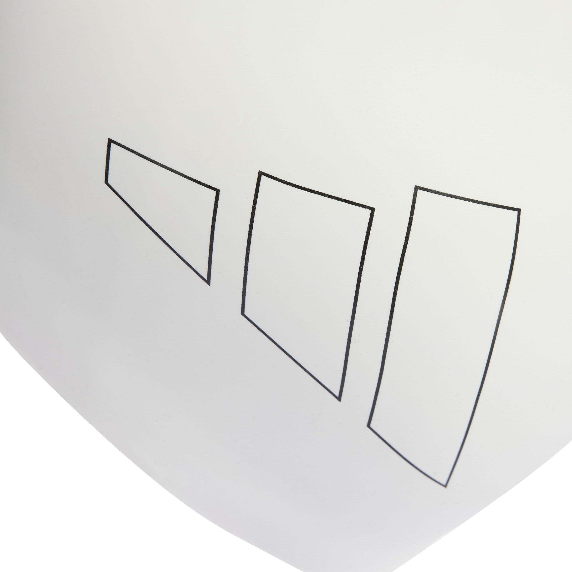 Wit/Zwart - adidas - 3 Stripes Swim Cap Adults - 4