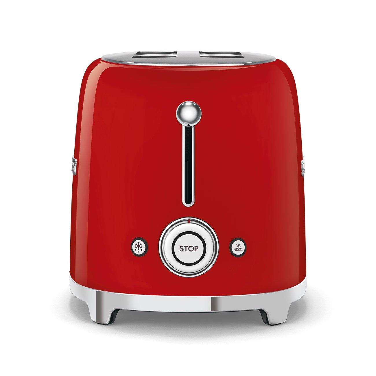 Red - Smeg - 2 Slice Toaster Red - 3