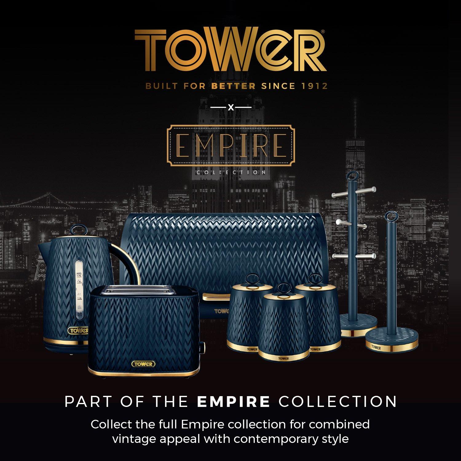 Midnight Blue - Tower - Empire 16 Piece Dinnerware Set - 5