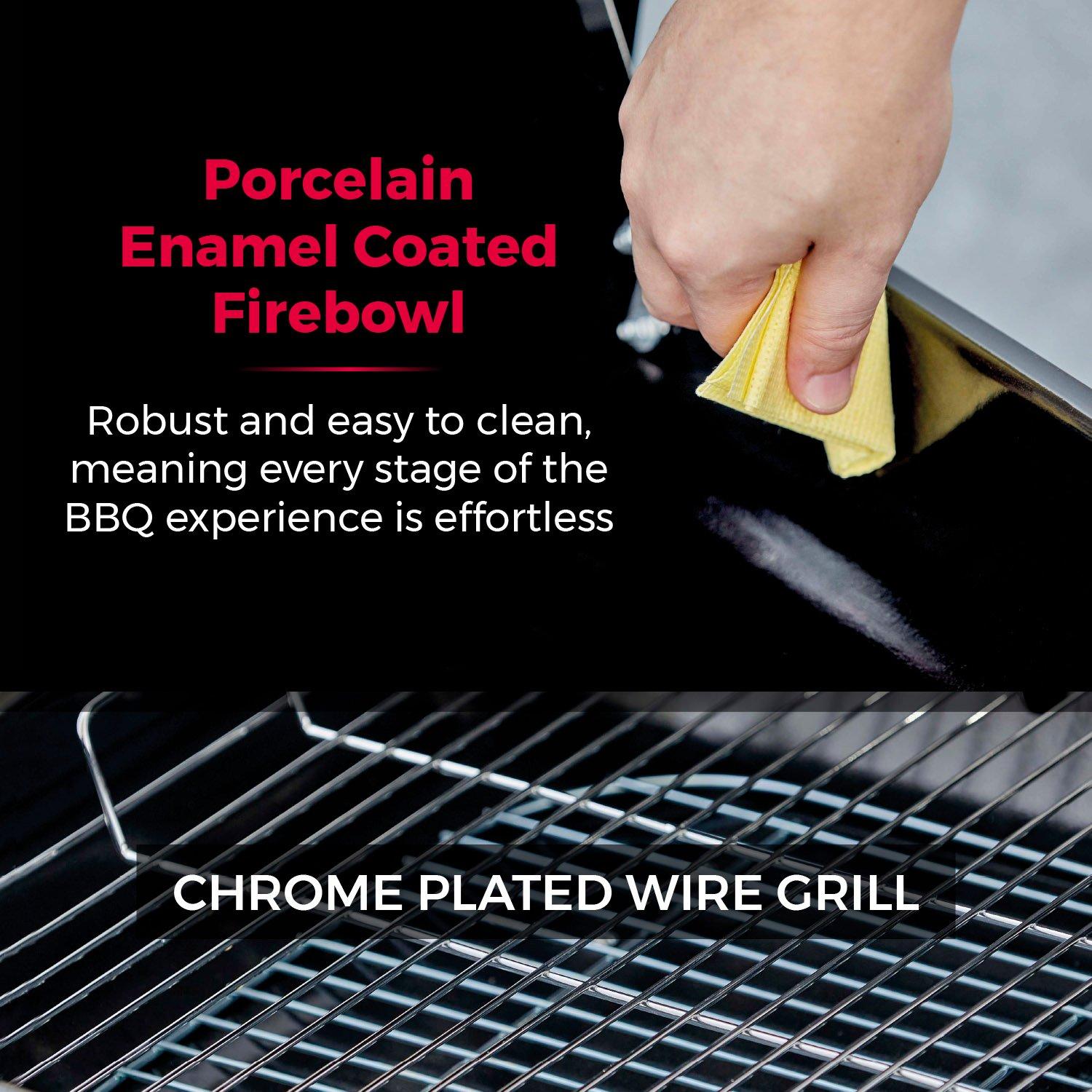 Black - Tower - XL Portable Grill With Collapsible Legs - 4