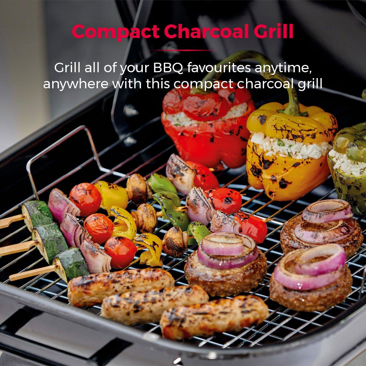 Black - Tower - XL Portable Grill With Collapsible Legs - 6