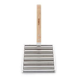 Tower Hot Dog Roller with Wooden Handle