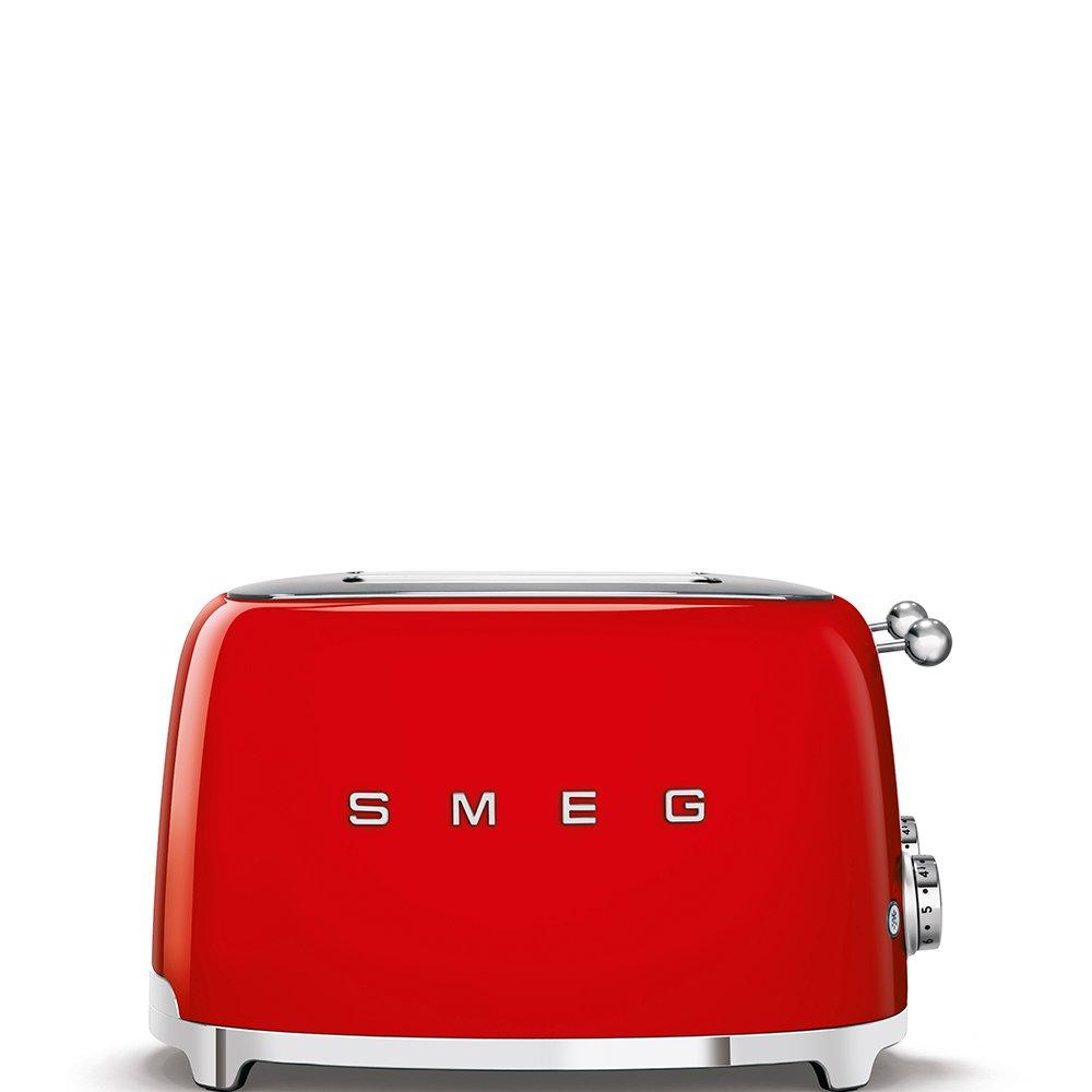 Smeg  50S 4 By 4 Slice Toaster Red - Medium