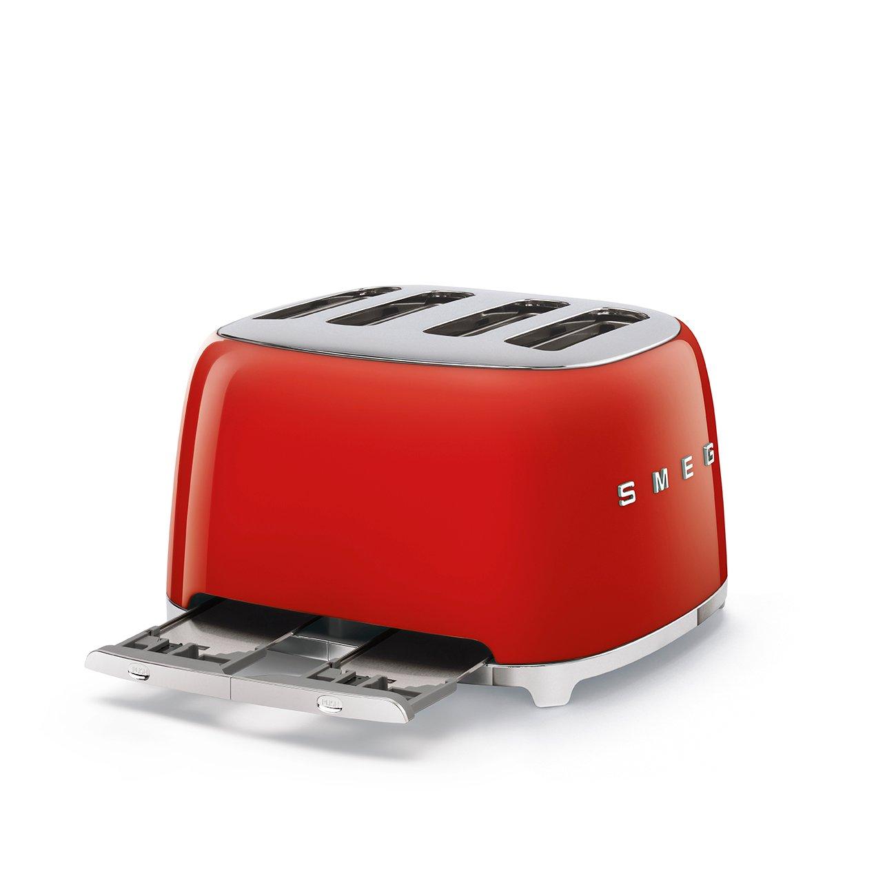 Red - Smeg - 50s Style 4 Slice Toaster - 3