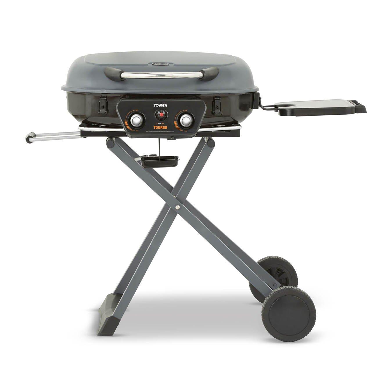 Tower Tourer Two Burner Portable Gas BBQ