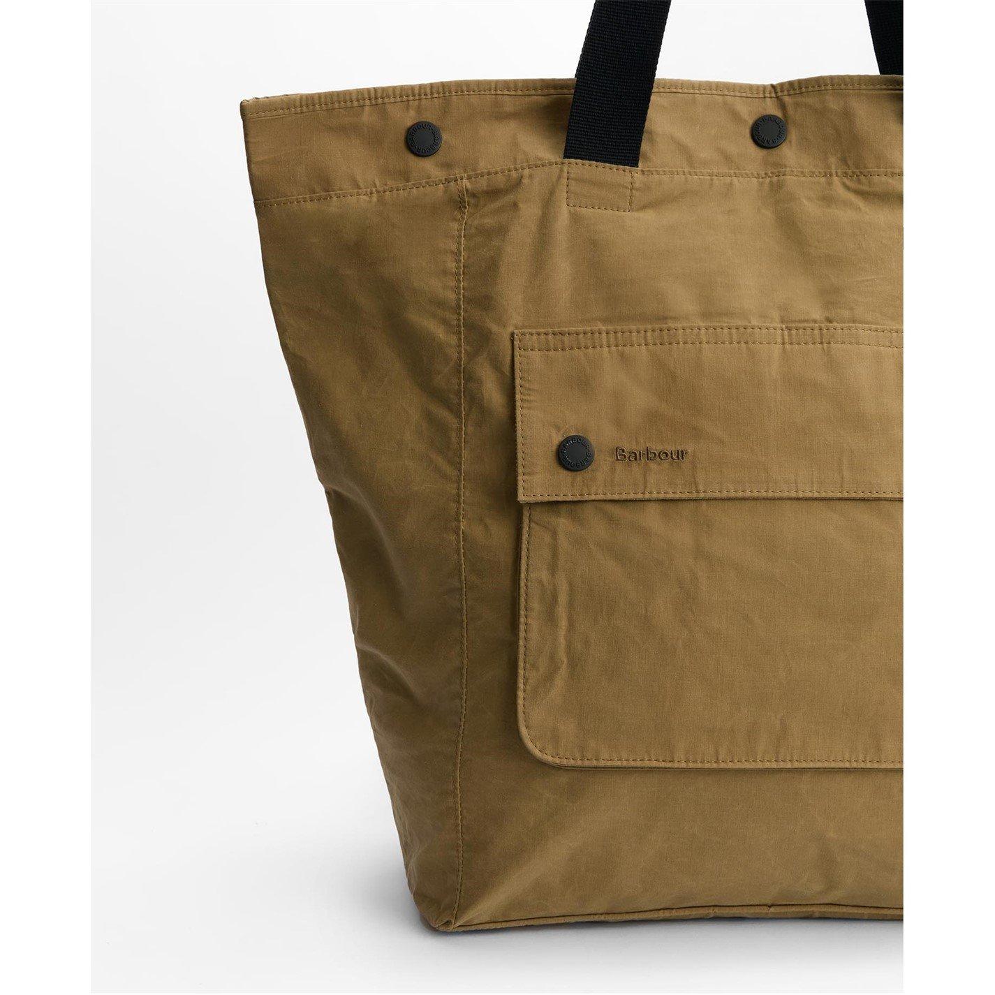 Gold Khaki KH51 - Barbour - Transport 3 Way Tote Bag - 4