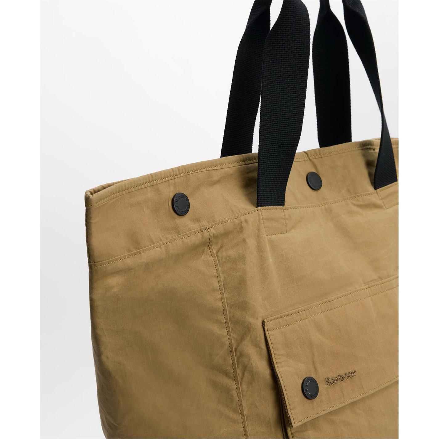 Gold Khaki KH51 - Barbour - Transport 3 Way Tote Bag - 6