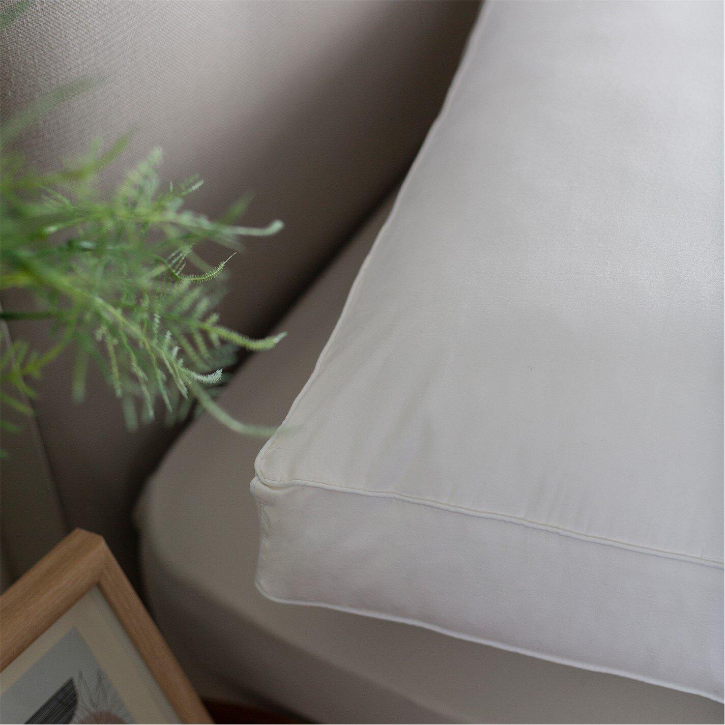 White - Slumberdown - Box Edge Firm Pillow - 4