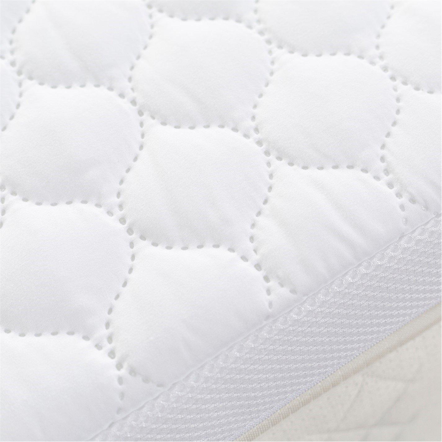 White - Slumberdown - Airstream Breathable 4cm Mattress Topper - 4