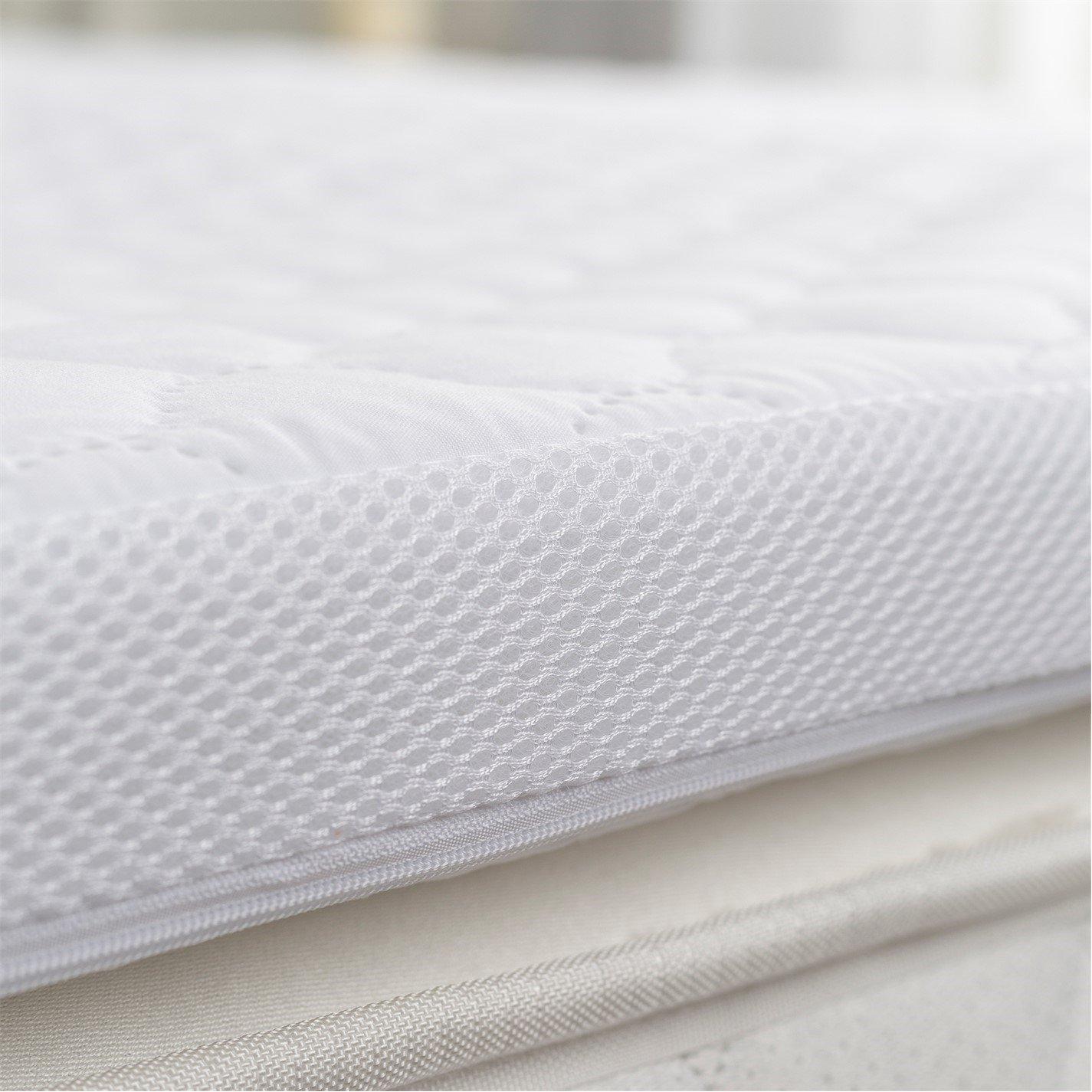 White - Slumberdown - Airstream Breathable 4cm Mattress Topper - 5