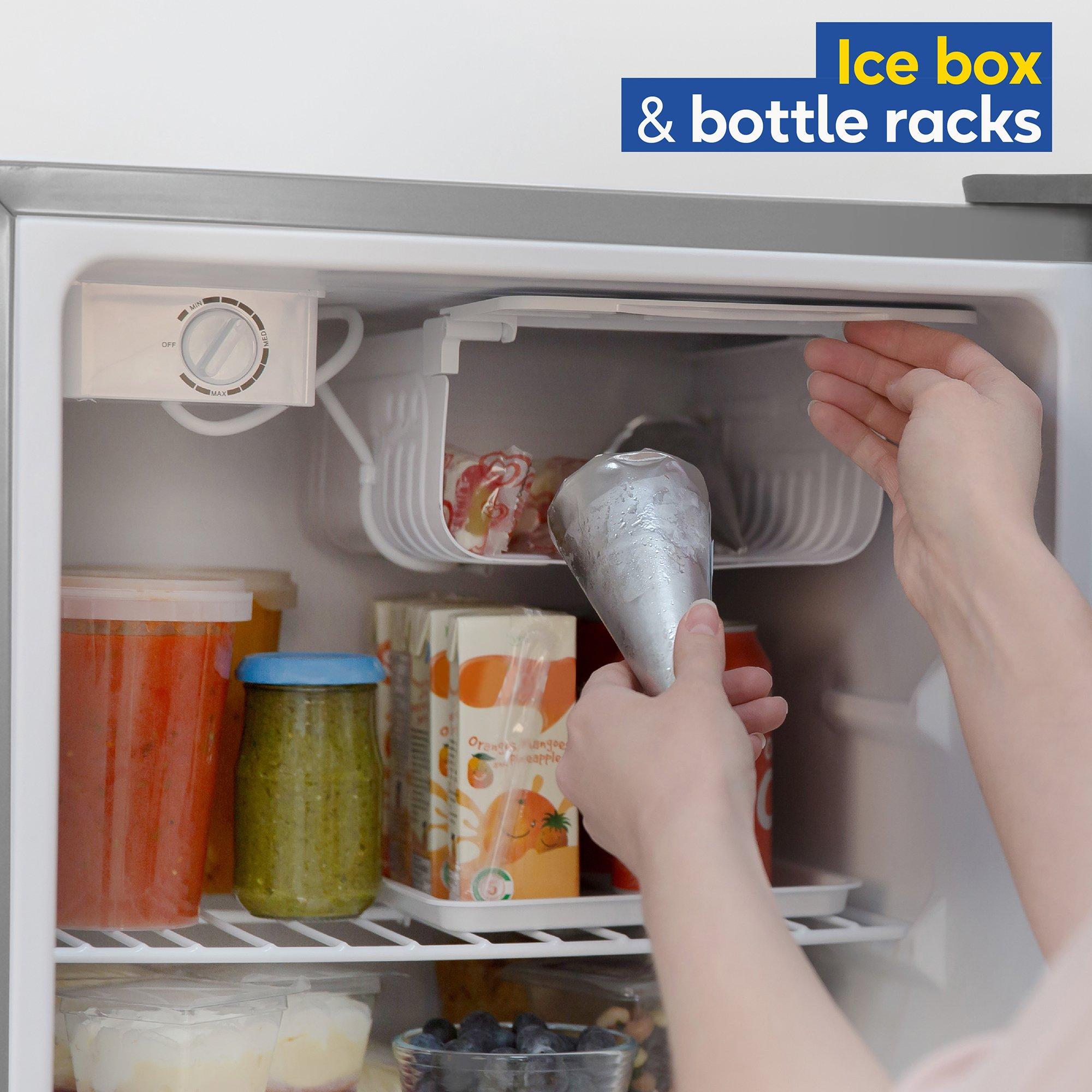 Silver - Russell Hobbs - RUSSELL HOBBS 66L TABLE TOP FRIDGE - 7